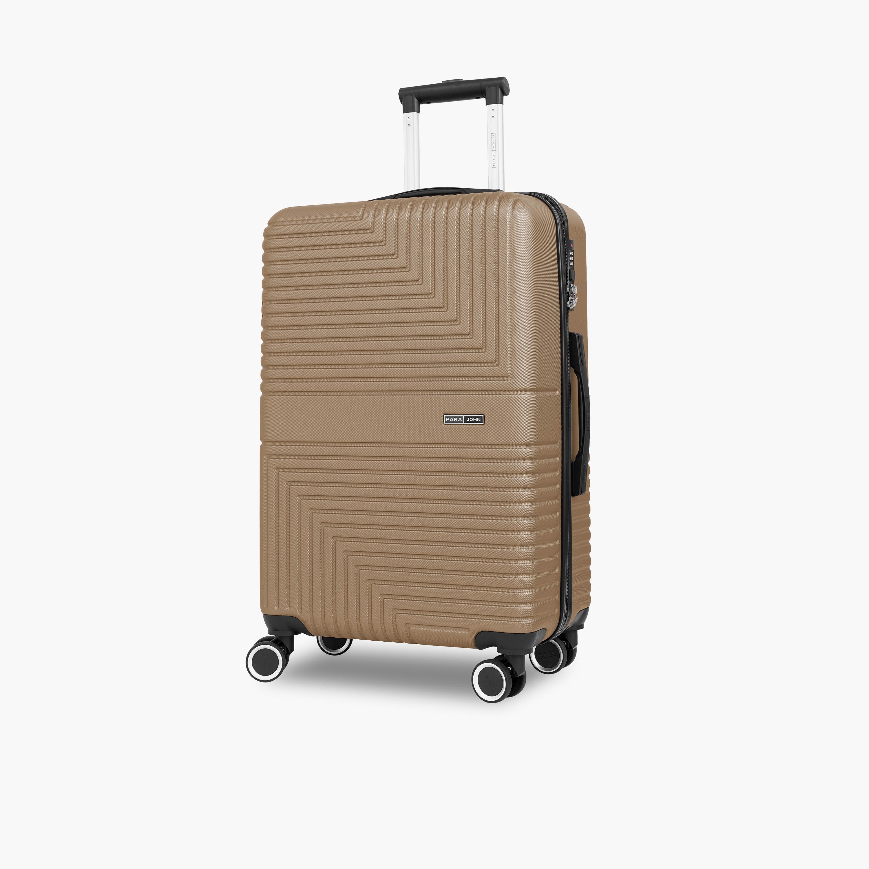Para John Set of 3 ABS Hard Sided 4-Wheeler Spinner Trolley Bag with Combination Lock-travel-luggagesandbags-luggage-image-2
