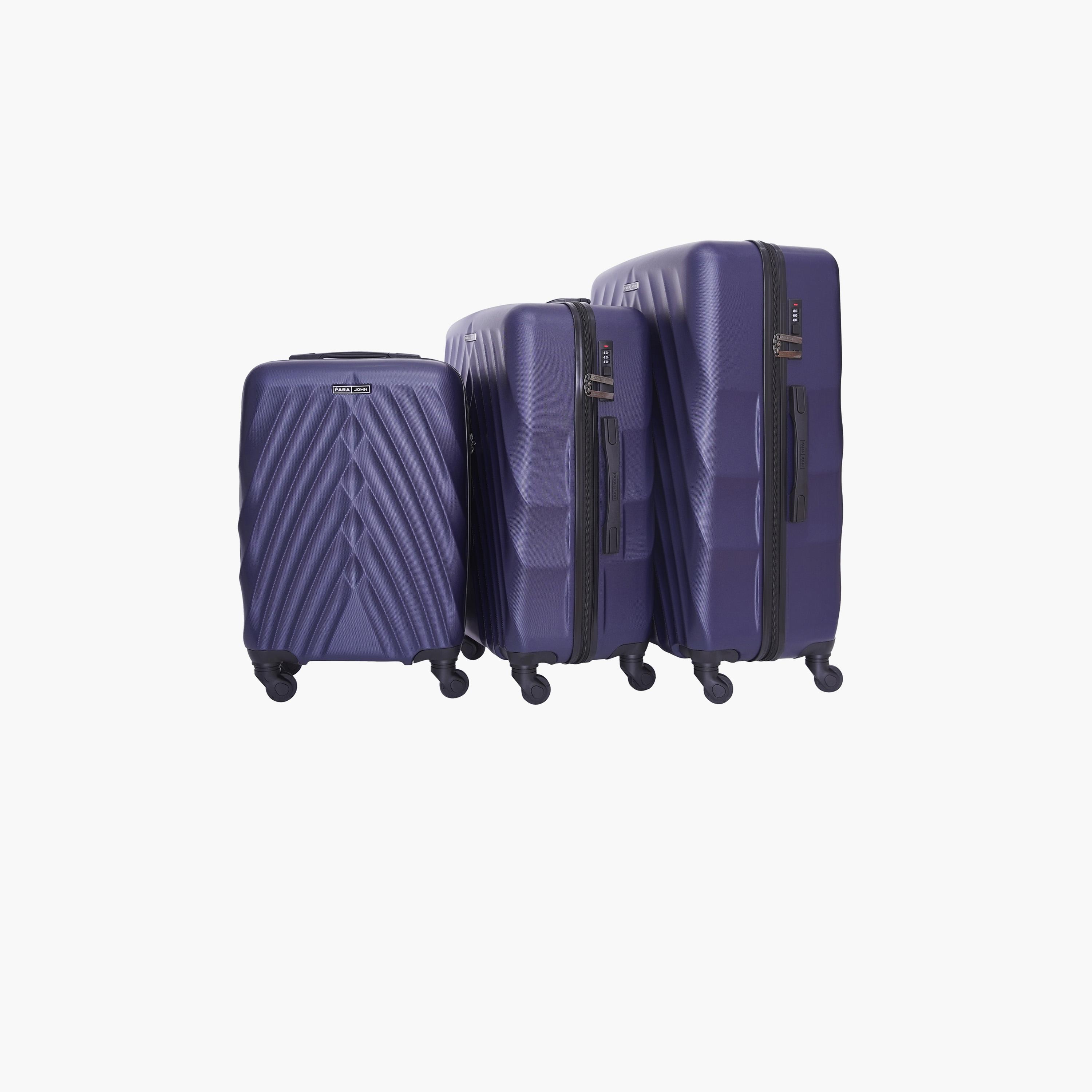 باراجون- طقم 3 شنط بأربع عجلات دوارة من مادة ABS وجوانب صلبة مع قفل مركب-travel-luggagesandbags-luggage-image-16