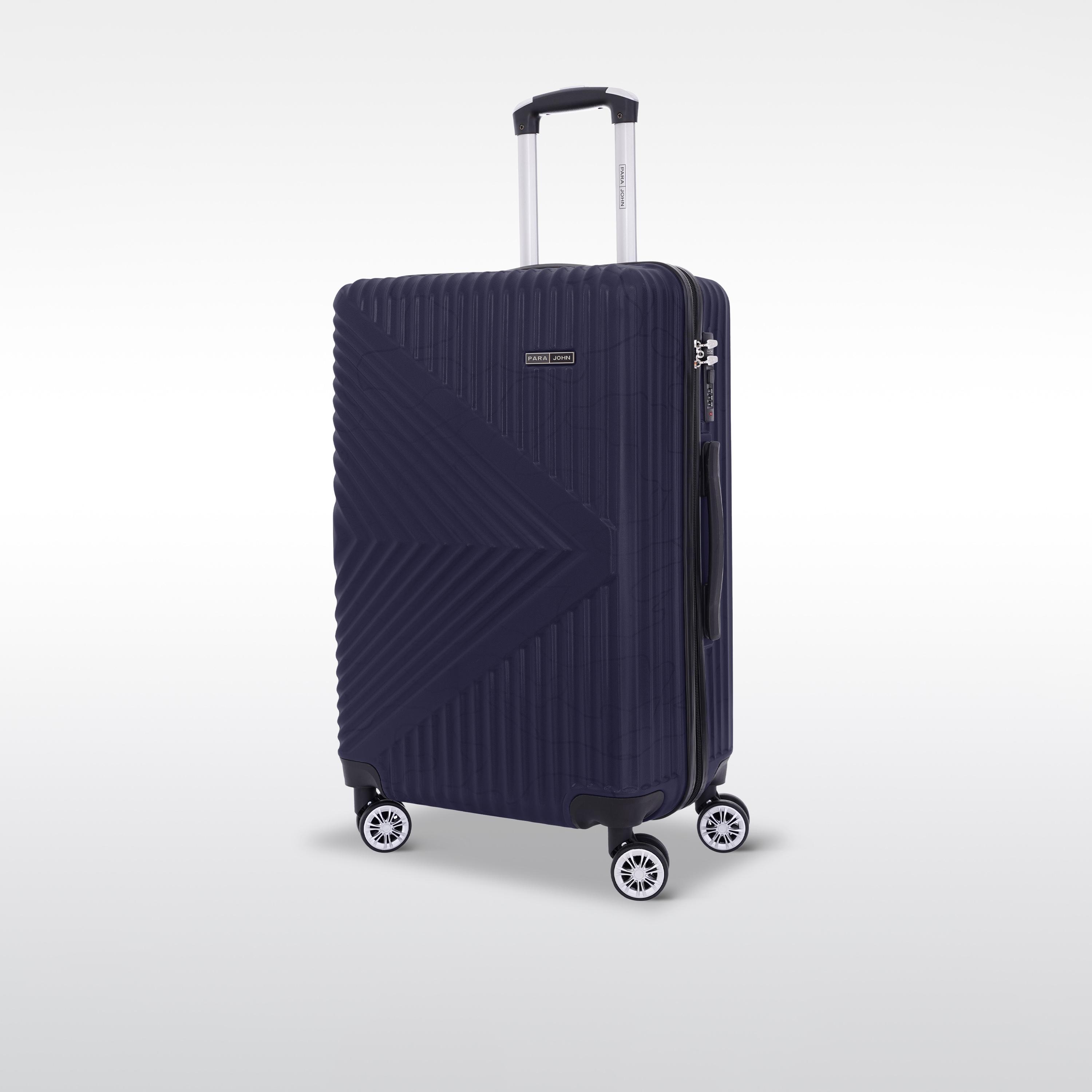 Para John Set of 3 Polycarbonate with ABS Hard Sided 4-Wheeler Spinner Trolley Bag with Combination Lock-travel-luggagesandbags-luggage-image-5