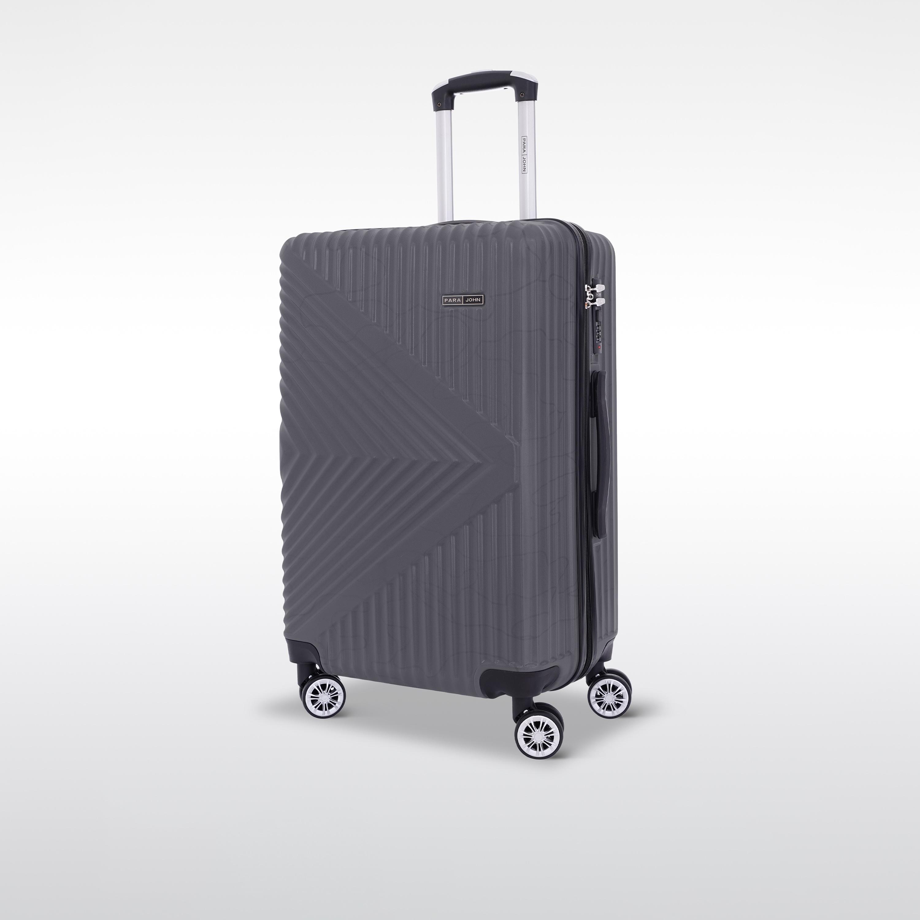 Para John Set of 3 Polycarbonate with ABS Hard Sided 4-Wheeler Spinner Trolley Bag with Combination Lock-travel-luggagesandbags-luggage-image-11