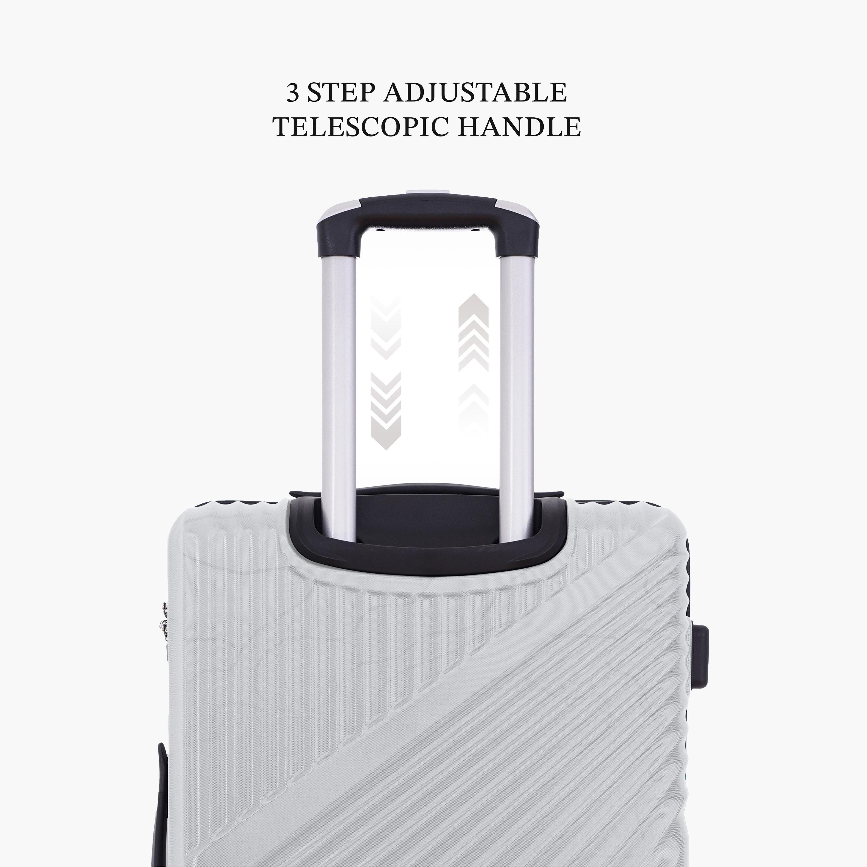 Para John Set of 3 Polycarbonate with ABS Hard Sided 4-Wheeler Spinner Trolley Bag with Combination Lock-travel-luggagesandbags-luggage-image-18