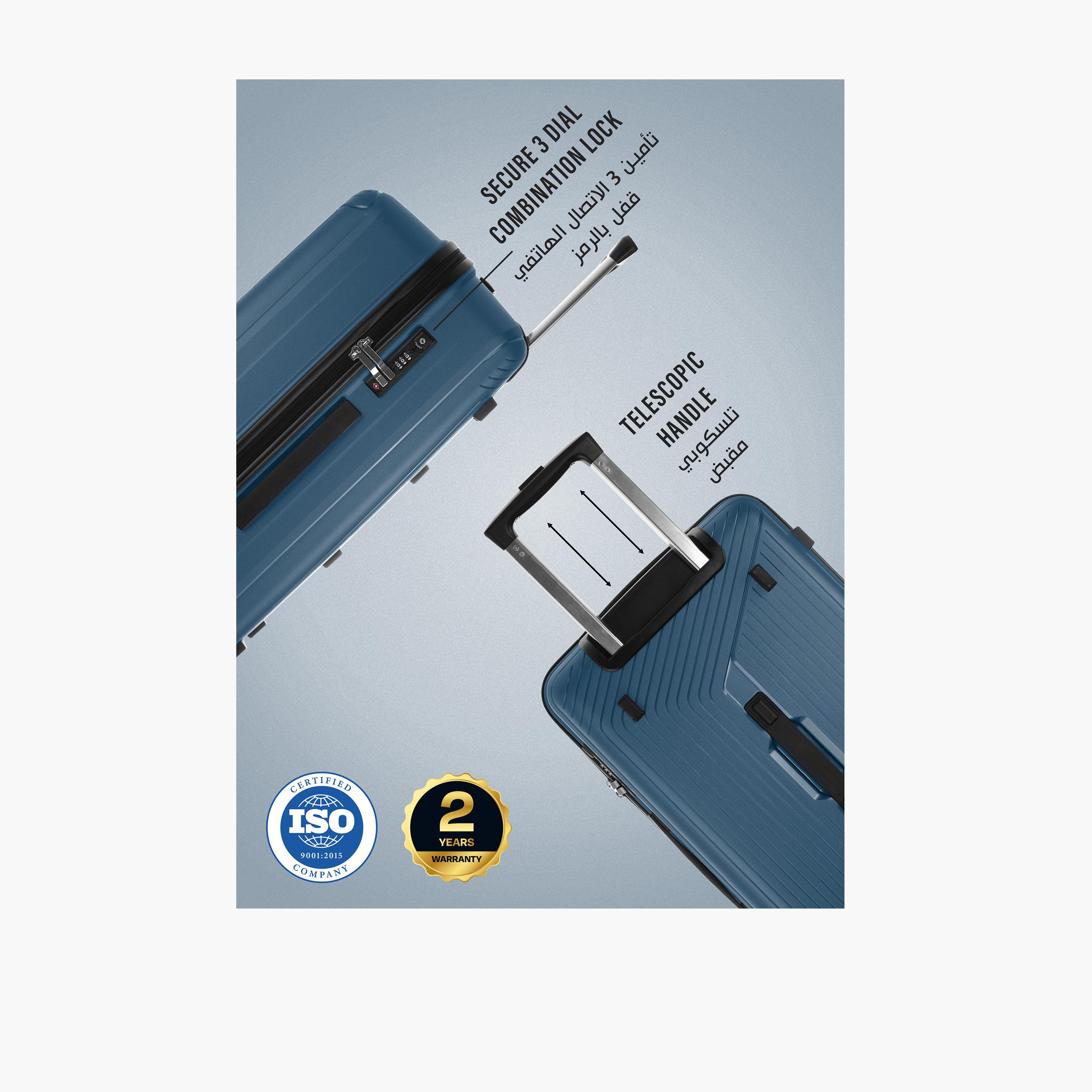 باراجون- طقم 3 شنط بولي بروبيلين بأربع عجلات دوارة وجوانب صلبة مع قفل مركب-travel-luggagesandbags-luggage-image-8