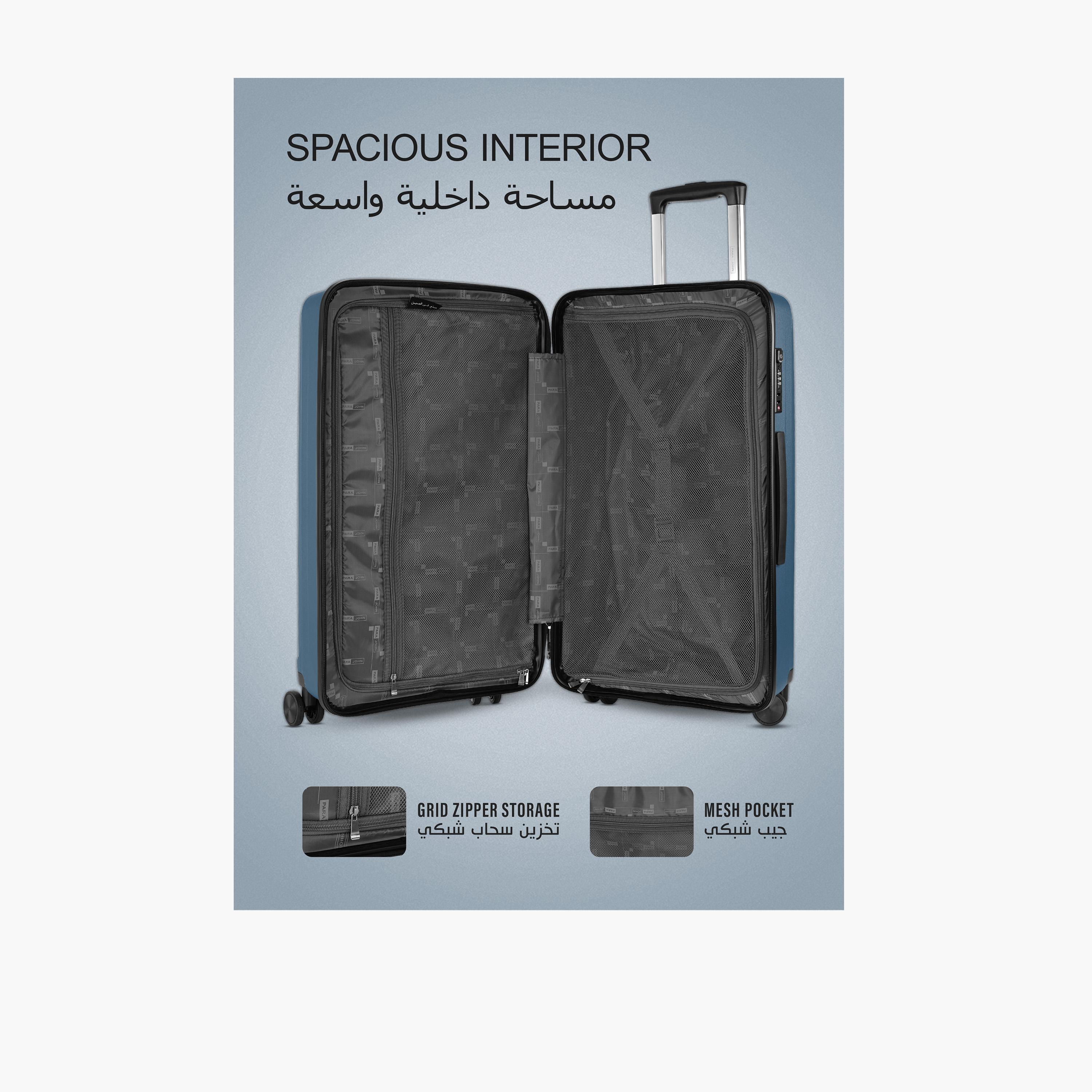 باراجون- طقم 3 شنط بولي بروبيلين بأربع عجلات دوارة وجوانب صلبة مع قفل مركب-travel-luggagesandbags-luggage-image-10