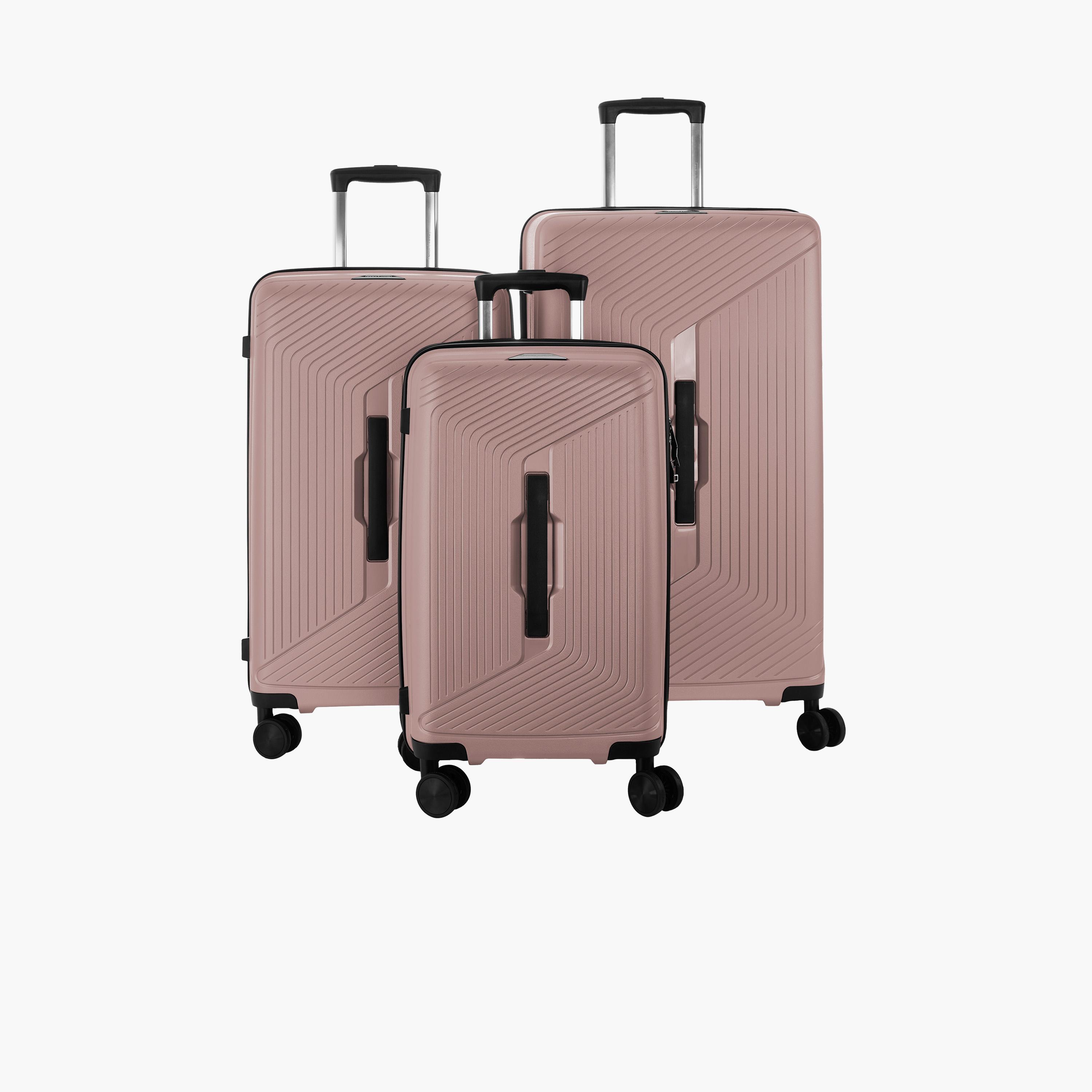 باراجون- طقم 3 شنط بولي بروبيلين بأربع عجلات دوارة وجوانب صلبة مع قفل مركب-travel-luggagesandbags-luggage-image-11