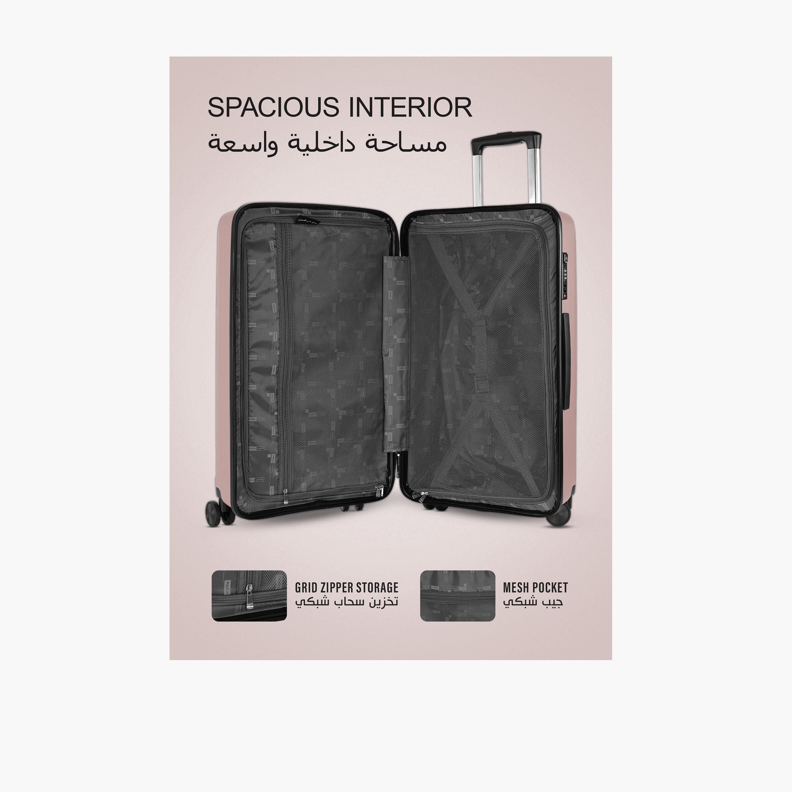 باراجون- طقم 3 شنط بولي بروبيلين بأربع عجلات دوارة وجوانب صلبة مع قفل مركب-travel-luggagesandbags-luggage-image-12