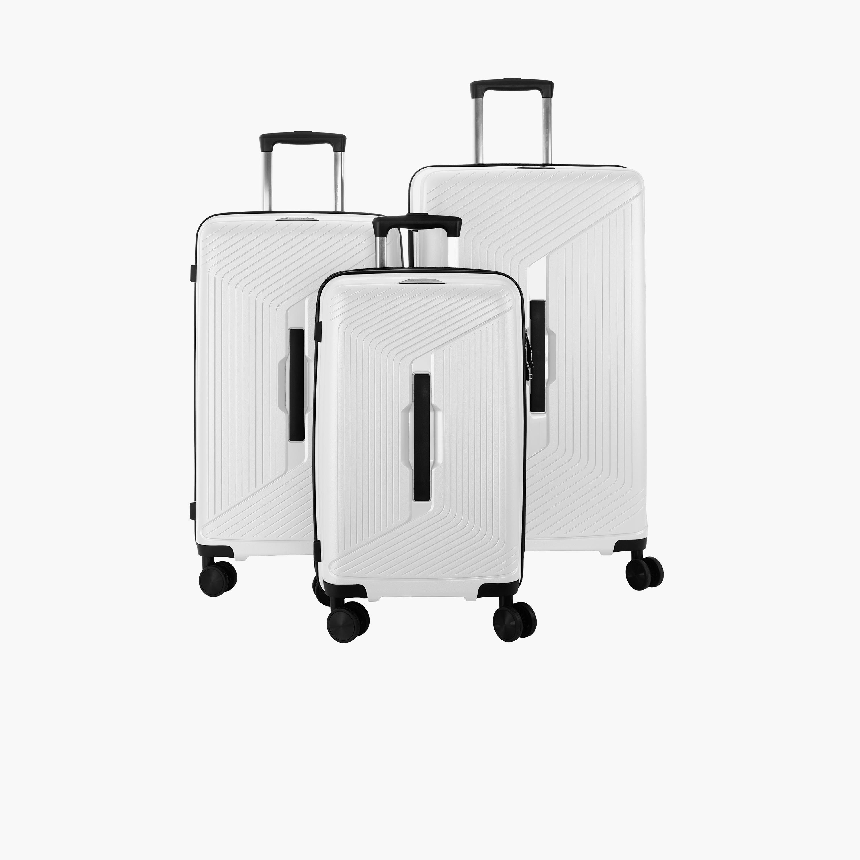 باراجون- طقم 3 شنط بولي بروبيلين بأربع عجلات دوارة وجوانب صلبة مع قفل مركب-travel-luggagesandbags-luggage-image-16