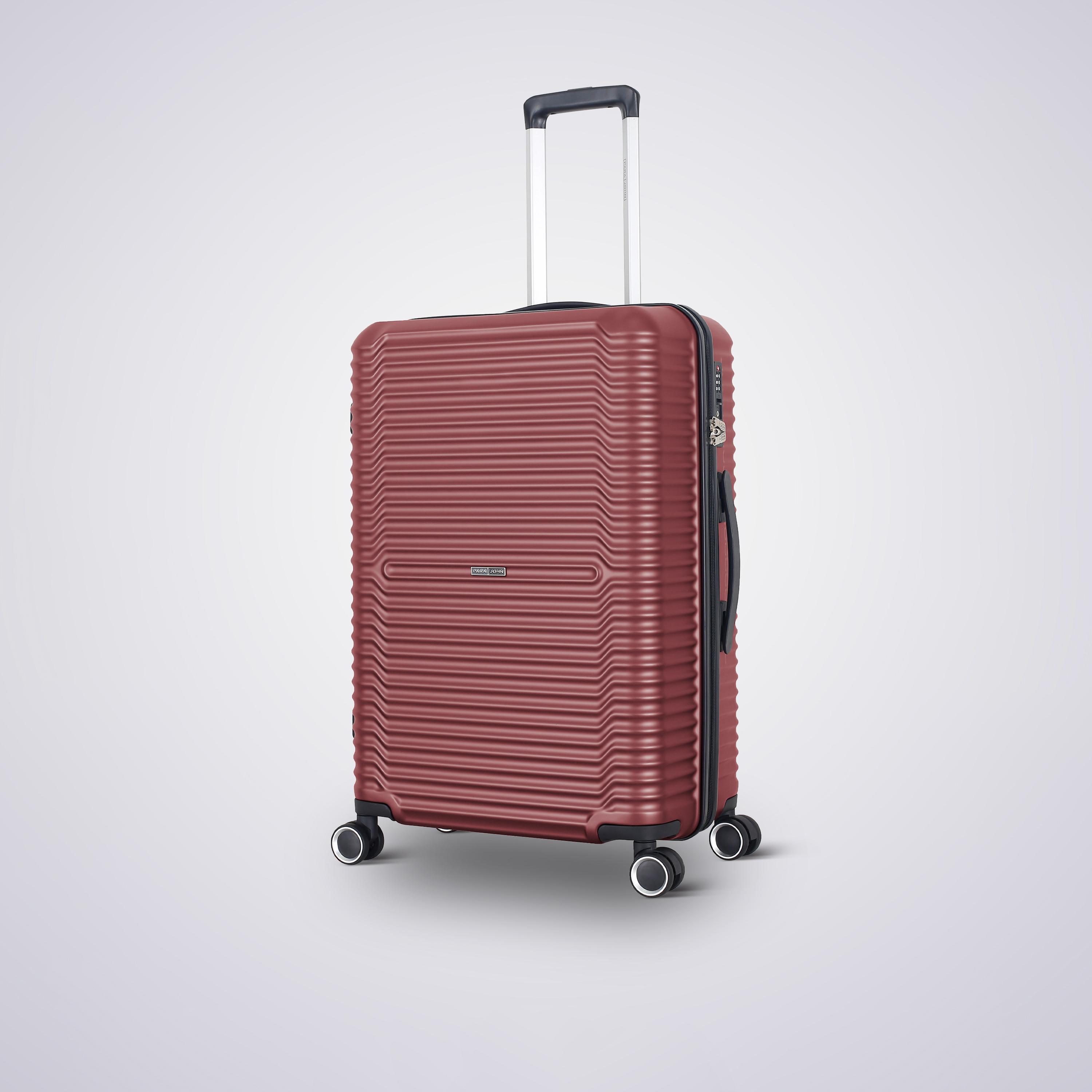 Para John Set of 3 Polycarbonate with ABS Hard Sided 4-Wheeler Spinner Trolley Bag with Combination Lock-travel-luggagesandbags-luggage-image-7