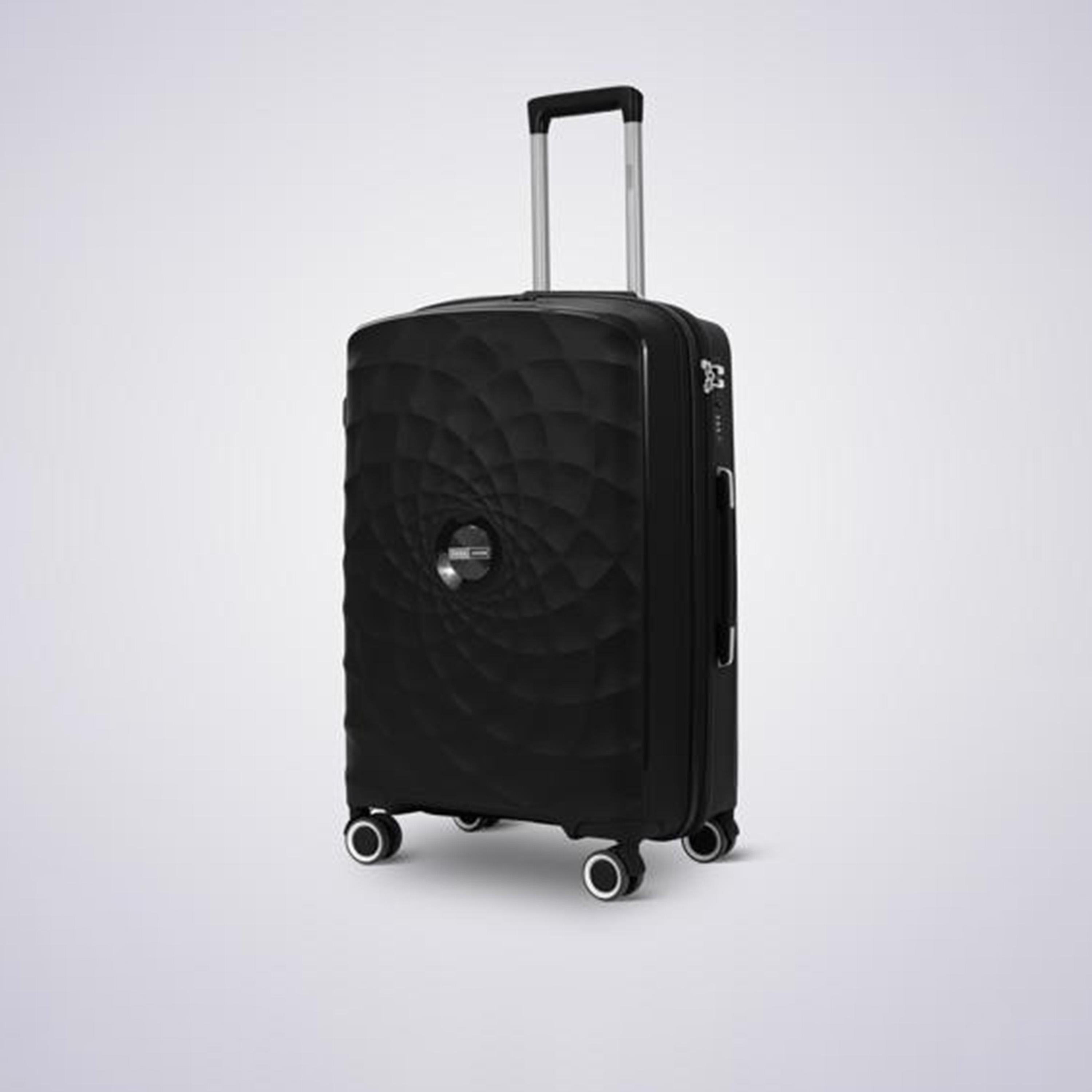 Para John Set of 3 Polypropylene Hard Sided 4-Wheeler Spinner Trolley Bag with Combination Lock-travel-luggagesandbags-luggage-image-2