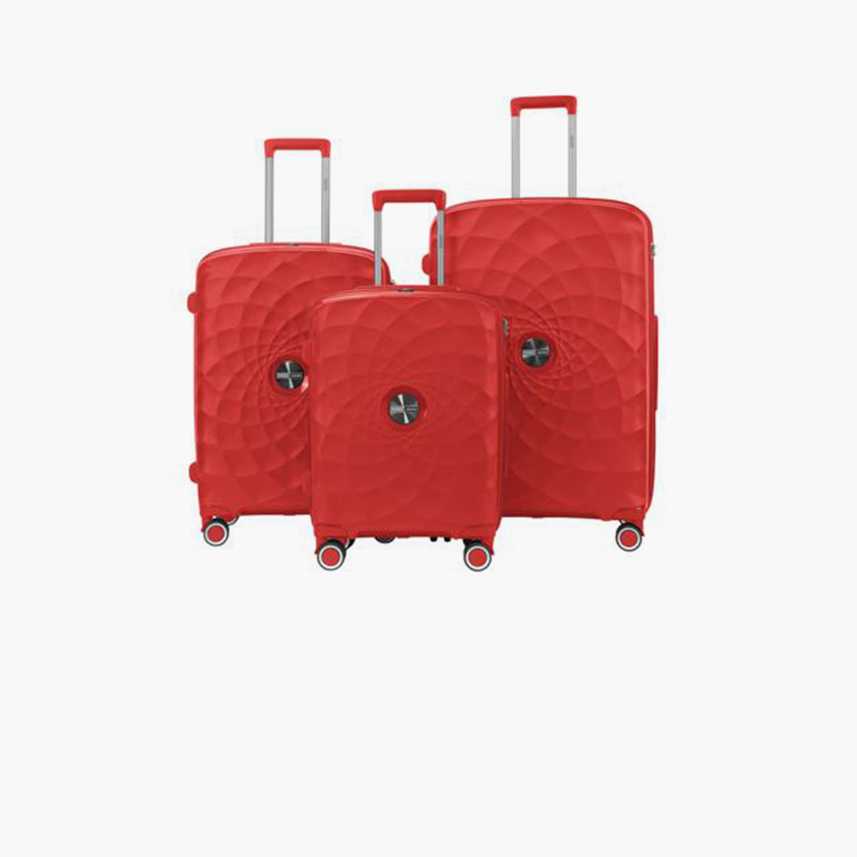 Para John Set of 3 Polypropylene Hard Sided 4-Wheeler Spinner Trolley Bag with Combination Lock-travel-luggagesandbags-luggage-image-11