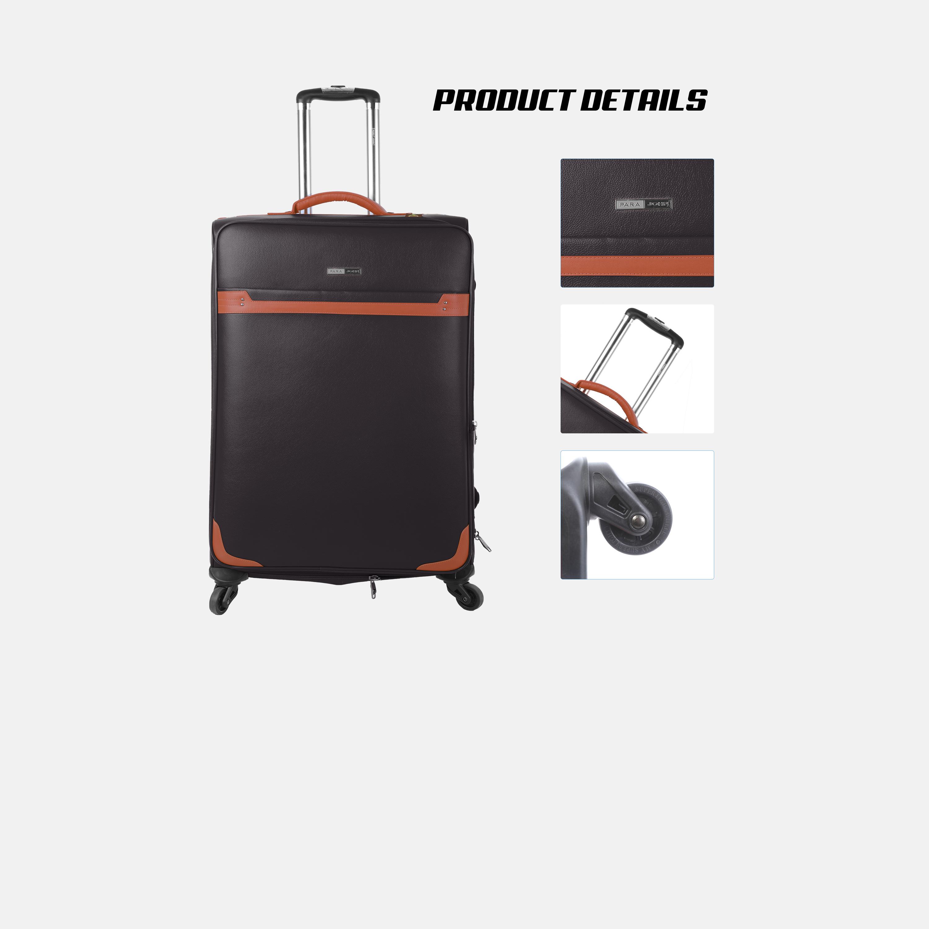 باراجون- طقم 4 شنط بولي يوريثين بأربع عجلات دوارة وجوانب طرية مع قفل مركب-travel-luggagesandbags-luggage-image-2