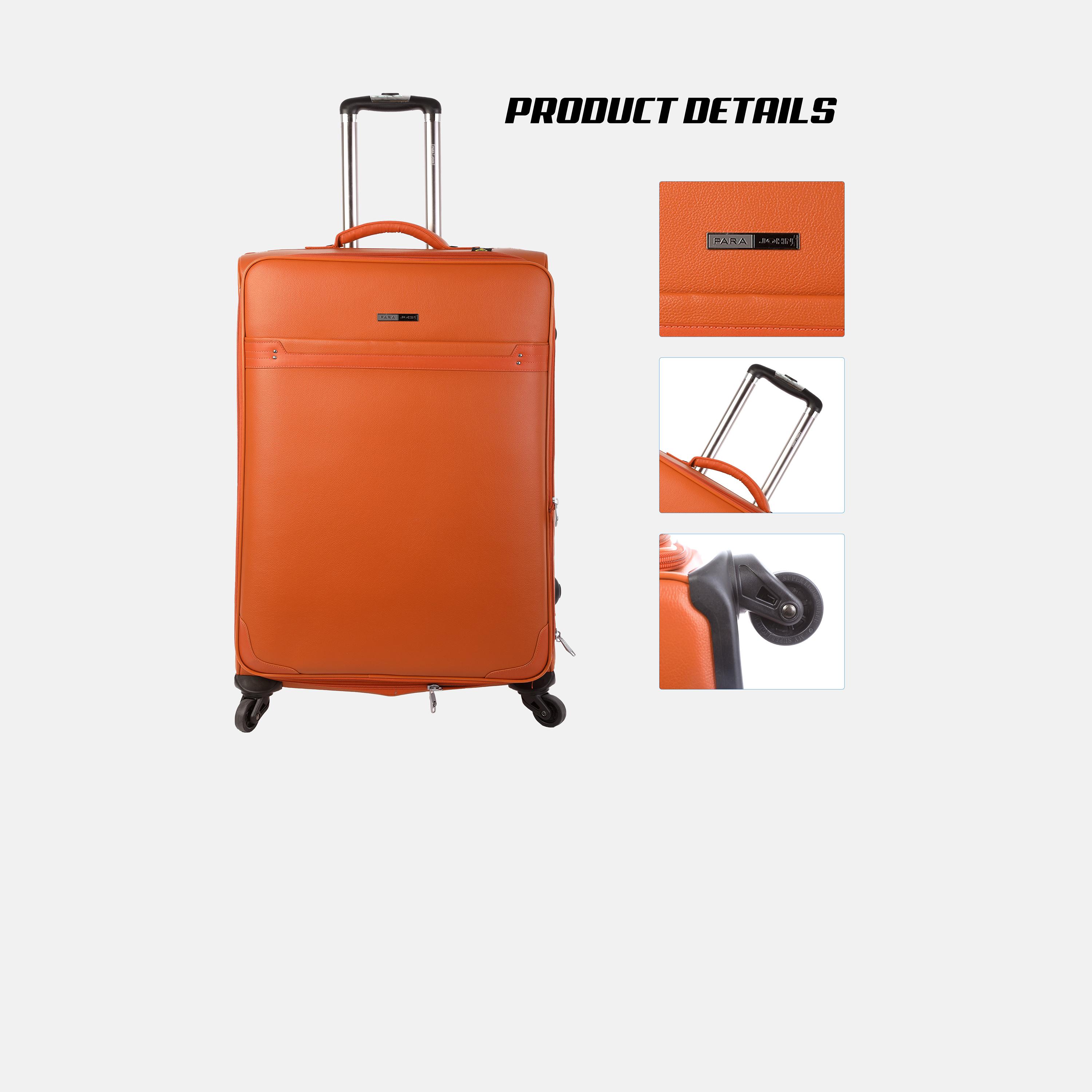 باراجون- طقم 4 شنط بولي يوريثين بأربع عجلات دوارة وجوانب طرية مع قفل مركب-travel-luggagesandbags-luggage-image-2
