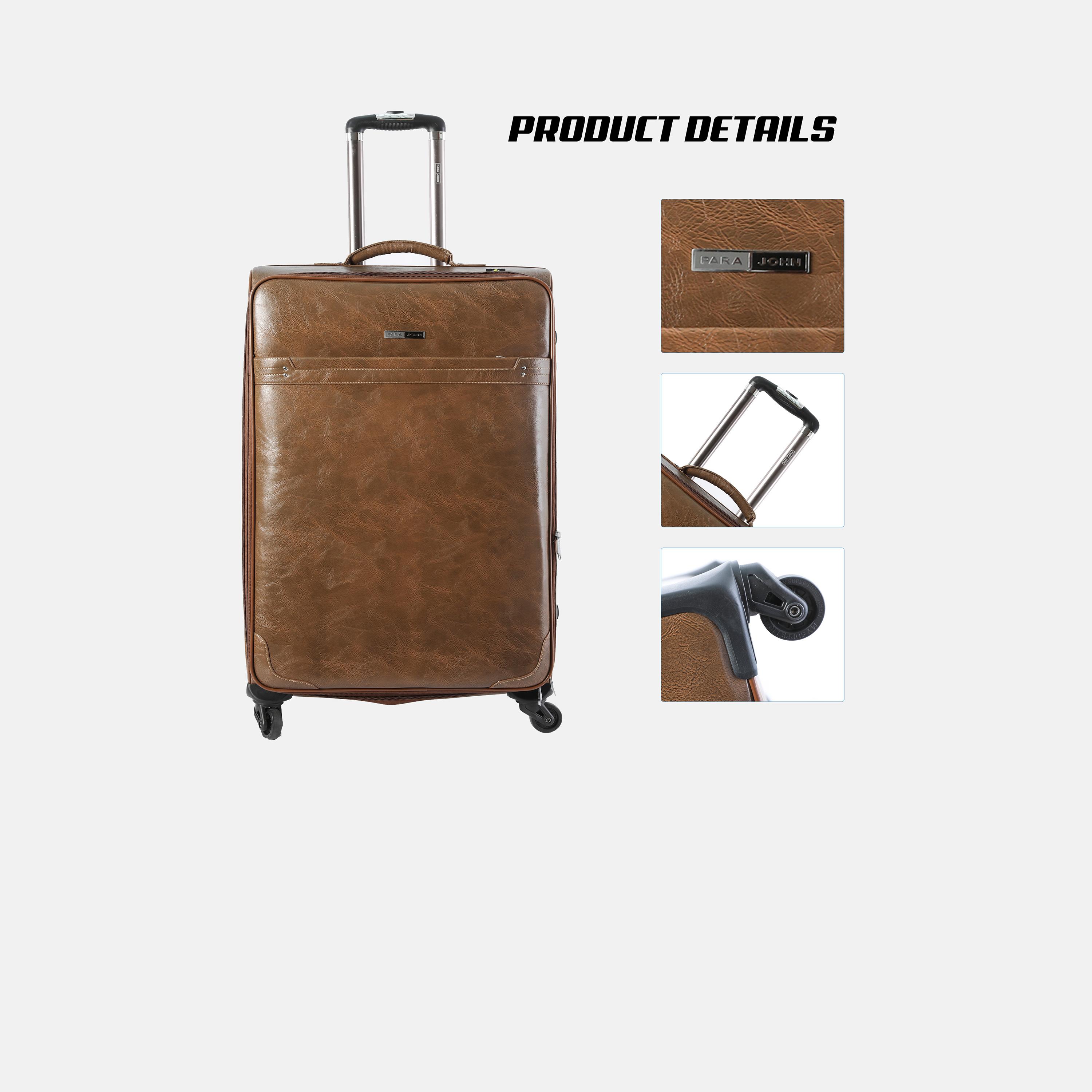 باراجون- طقم 4 شنط بولي يوريثين بأربع عجلات دوارة وجوانب طرية مع قفل مركب-travel-luggagesandbags-luggage-image-2