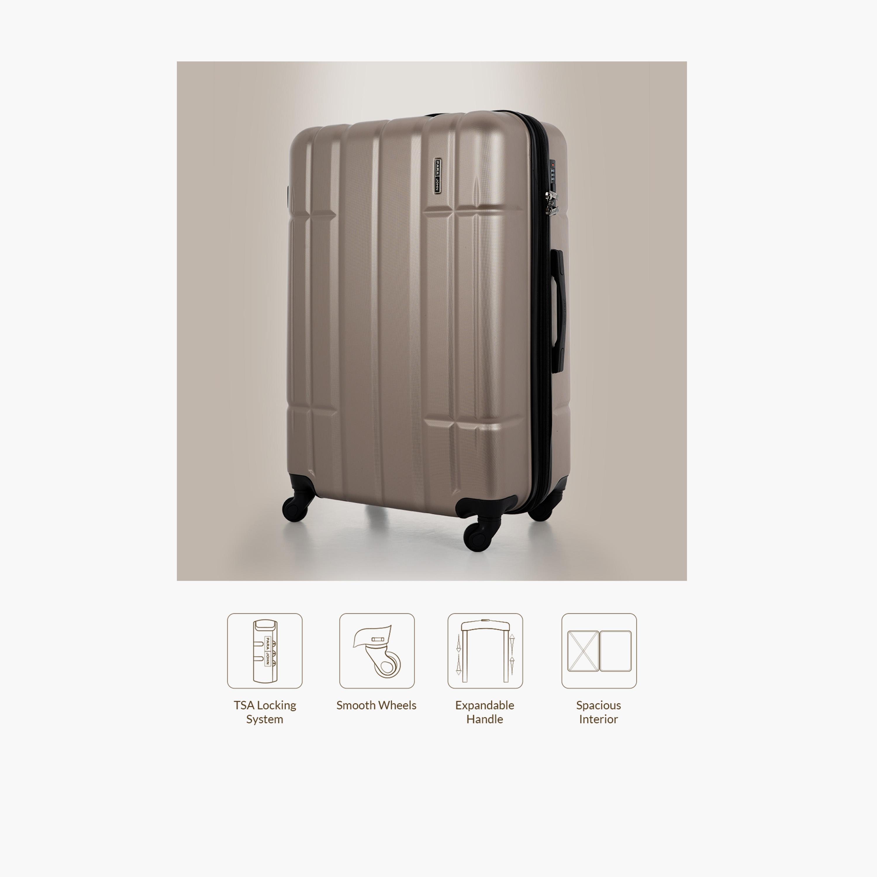 Para John Set of 4 ABS Hard Sided 4-Wheeler Spinner Trolley Bag with Combination Lock-travel-luggagesandbags-luggage-image-2