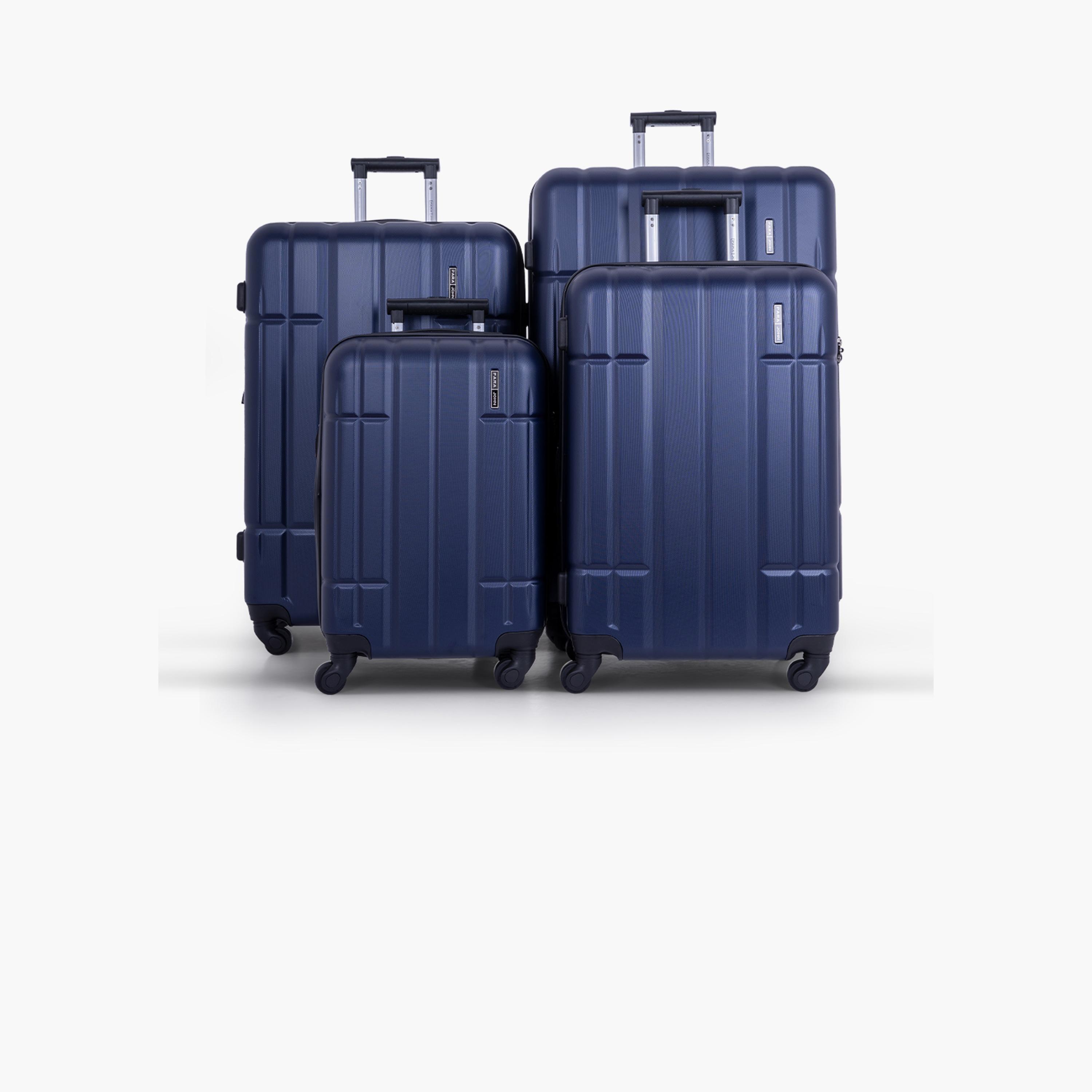 Para John Set of 4 ABS Hard Sided 4-Wheeler Spinner Trolley Bag with Combination Lock-travel-luggagesandbags-luggage-image-1