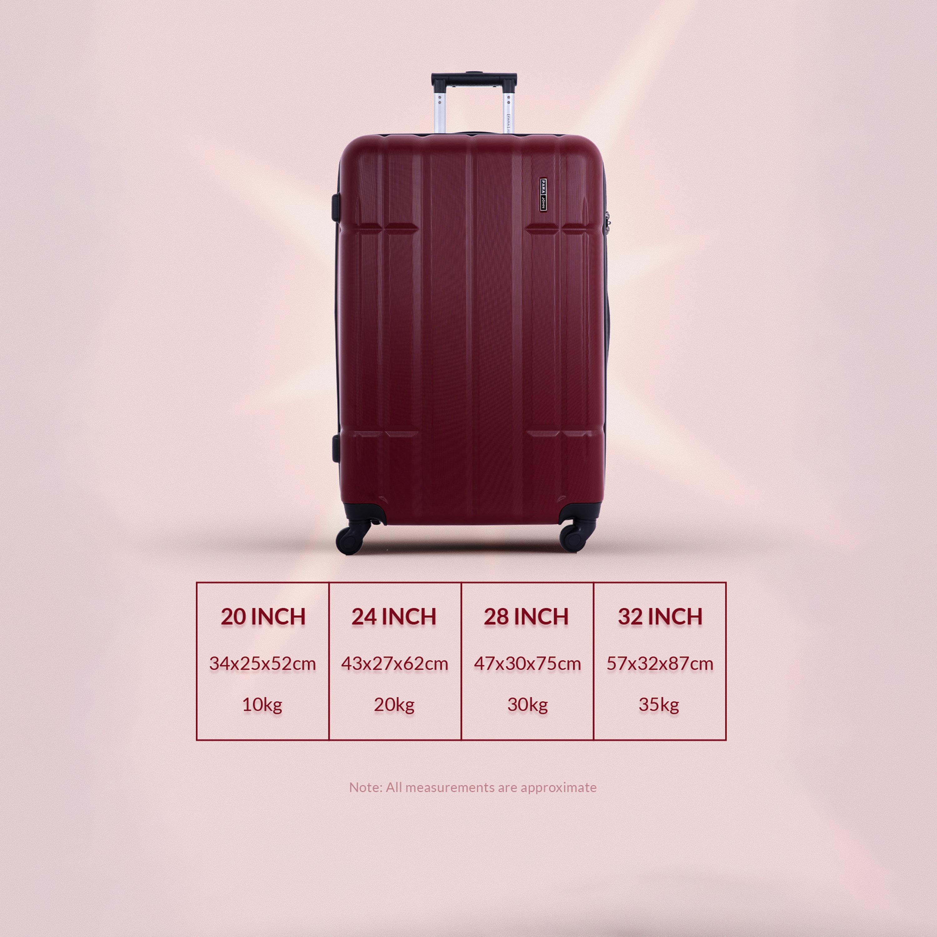 Para John Set of 4 ABS Hard Sided 4-Wheeler Spinner Trolley Bag with Combination Lock-travel-luggagesandbags-luggage-image-5
