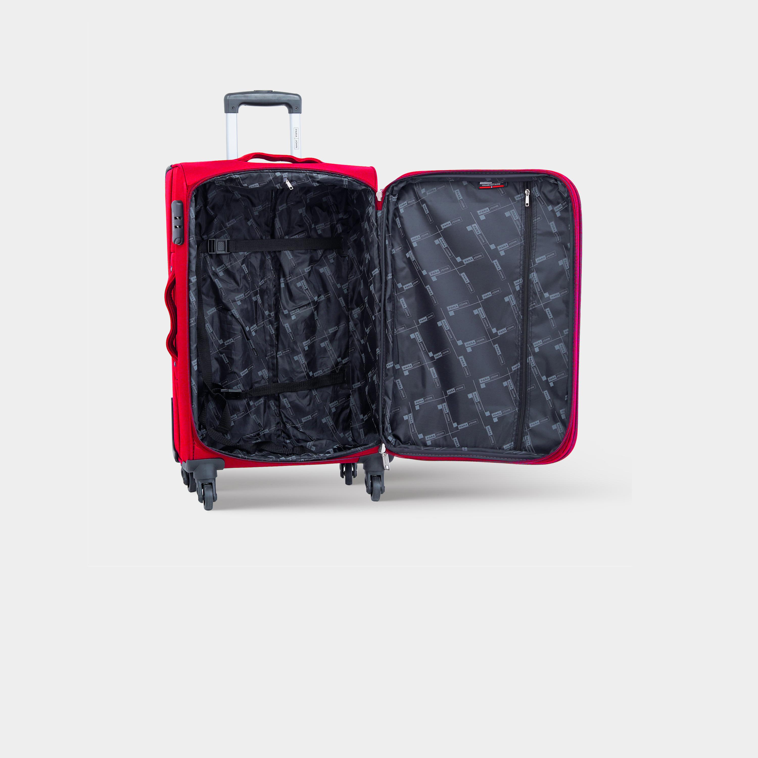 Para John Set of 4 ABS Soft Sided 4-Wheeler Spinner Trolley Bag with Combination Lock-travel-luggagesandbags-luggage-image-5