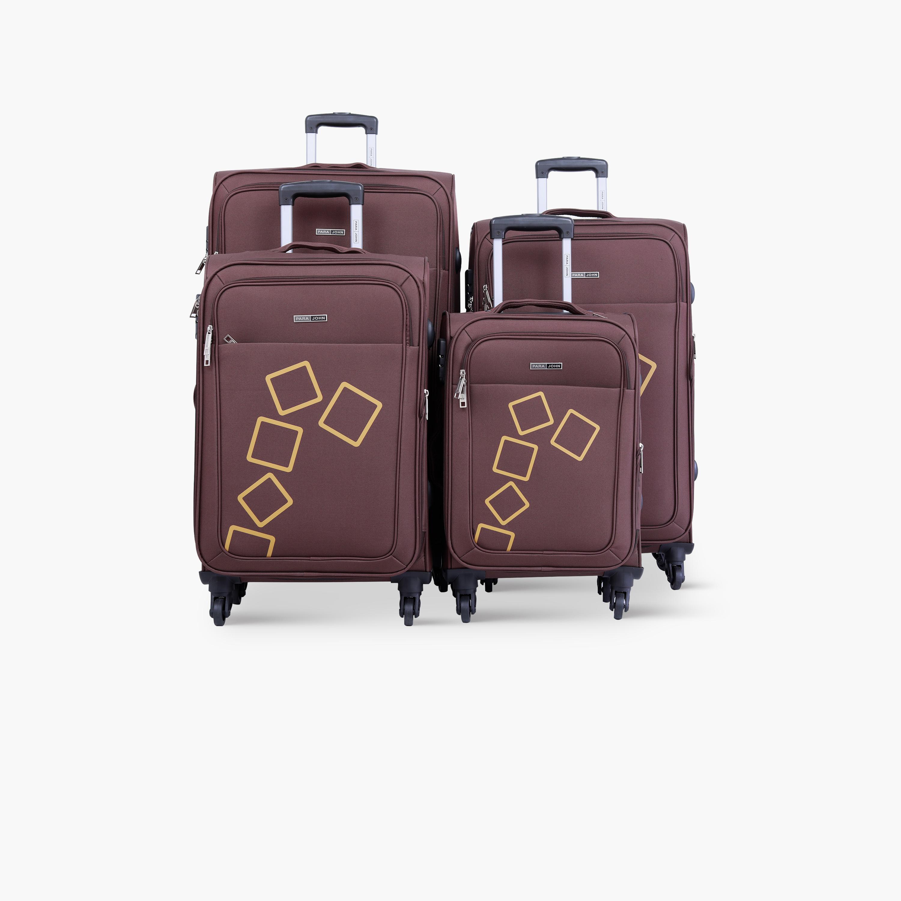 باراجون- طقم 4 شنط من مادة ABS بأربع عجلات دوارة وجوانب طرية مع قفل مركب-travel-luggagesandbags-luggage-image-7