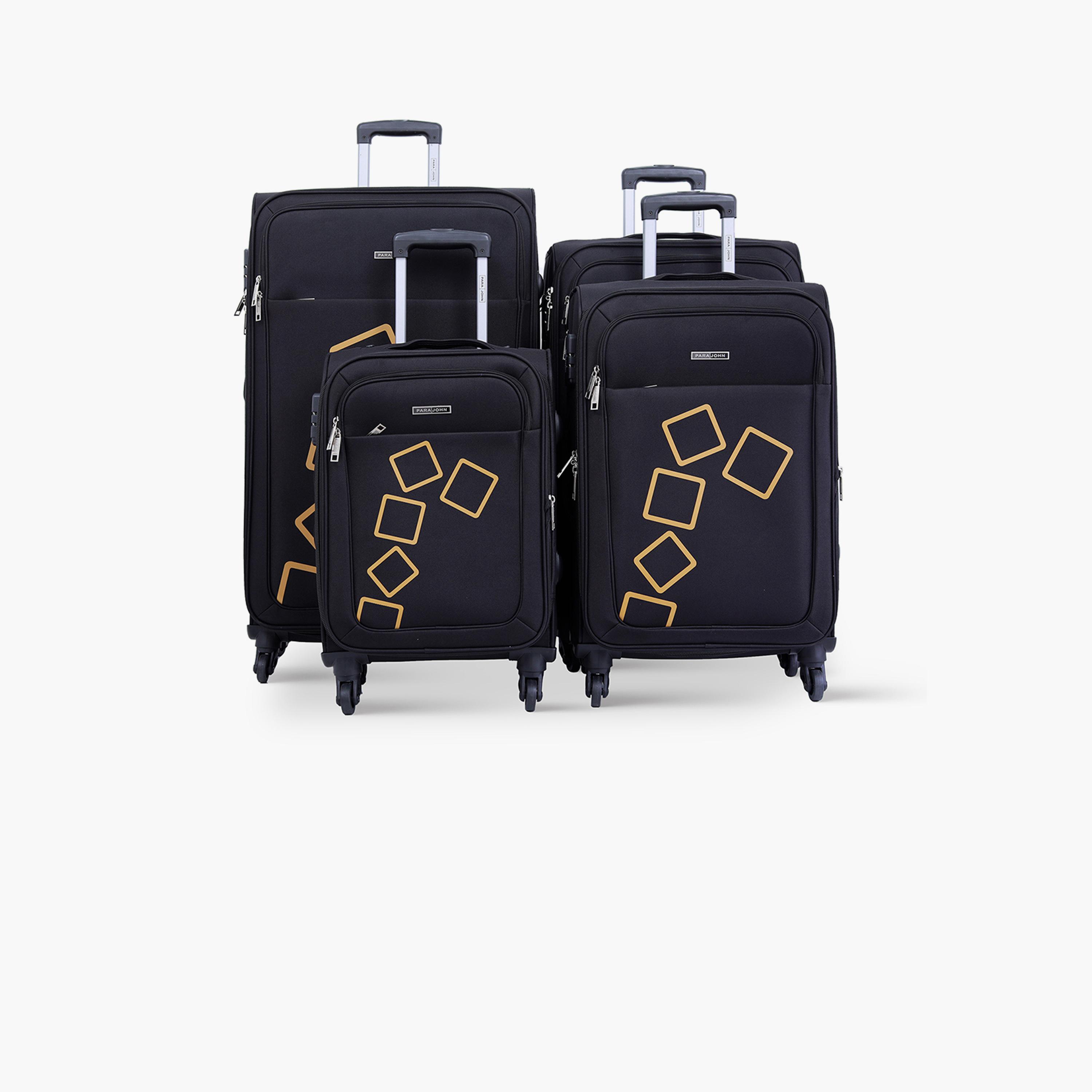 باراجون- طقم 4 شنط من مادة ABS بأربع عجلات دوارة وجوانب طرية مع قفل مركب-travel-luggagesandbags-luggage-image-19
