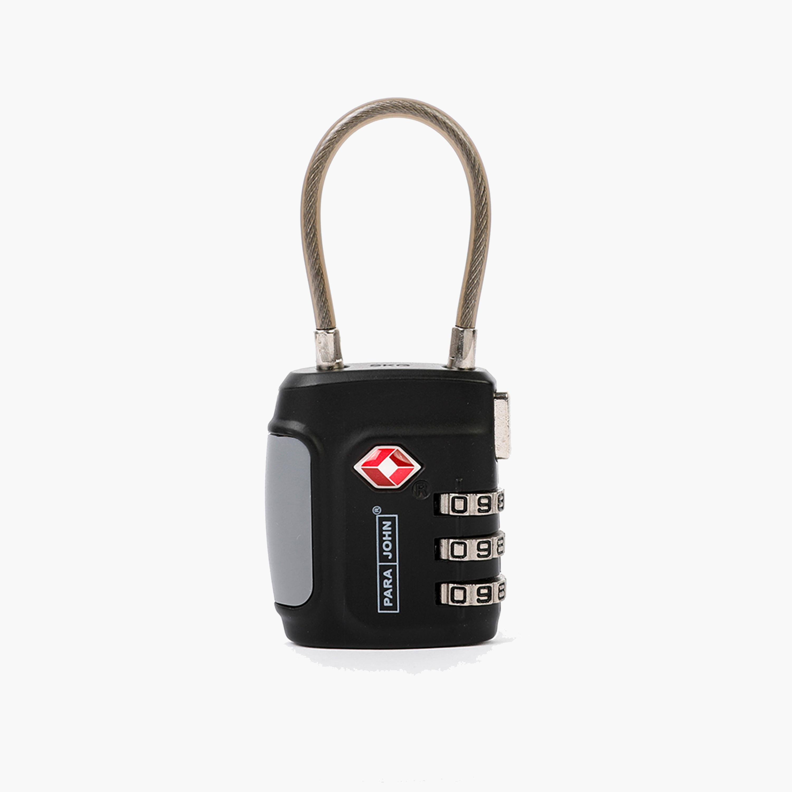 باراجون - قفل TSAمركب ثلاثي الاقراص مع كابل-travel-accessories-image-5