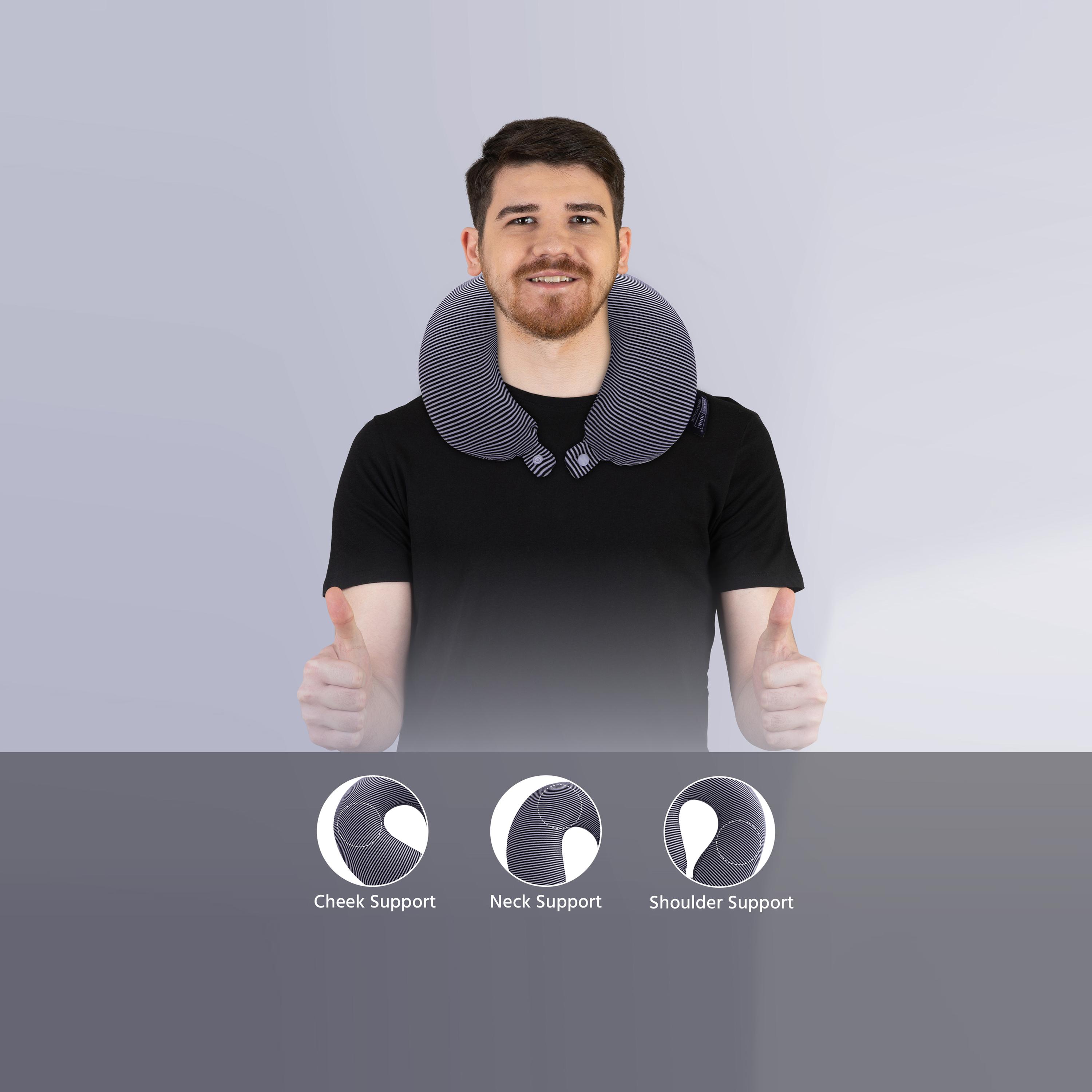 Para John Deluxe Memory Foam Neck Pillow-travel-pillows-image-1