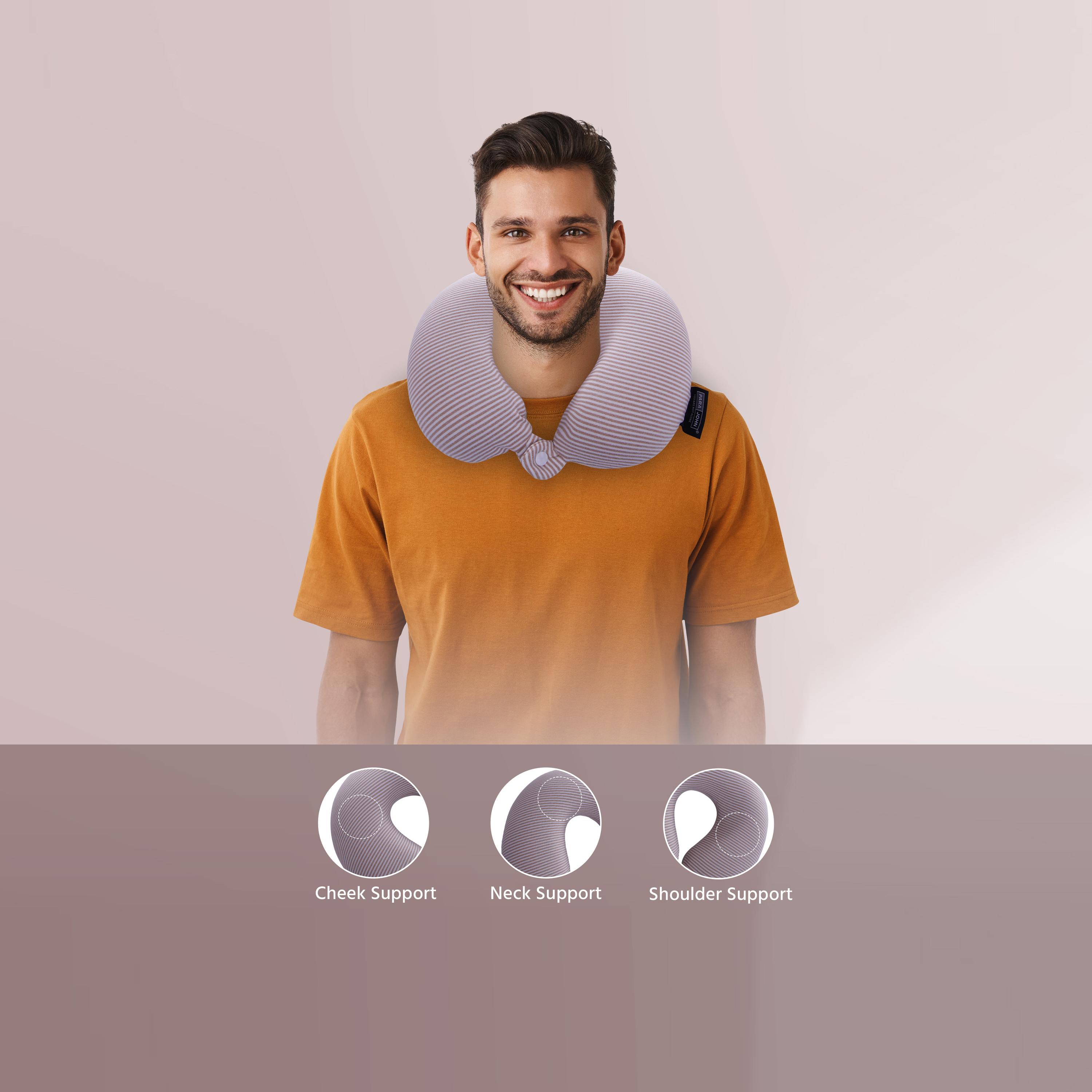 بارادون- وسادة الرقبة الفاخرة من فلين (فوم) ميموري-travel-pillows-image-5