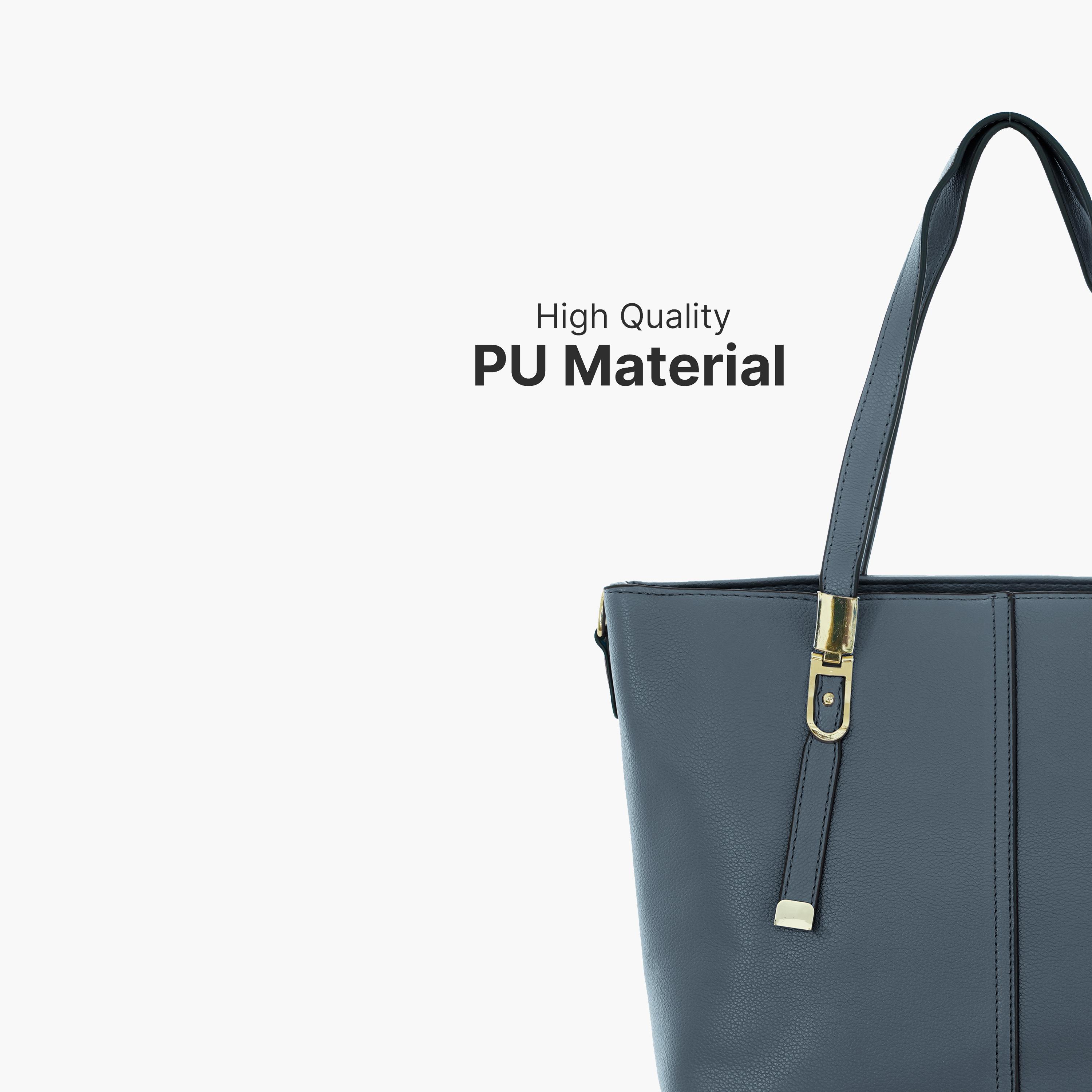 باراجون- شنطة توت بمقبض مزدوج مع سحاب للإغلاق وحزام قابل للإزالة-women-bagsandwallets-handbags-image-6