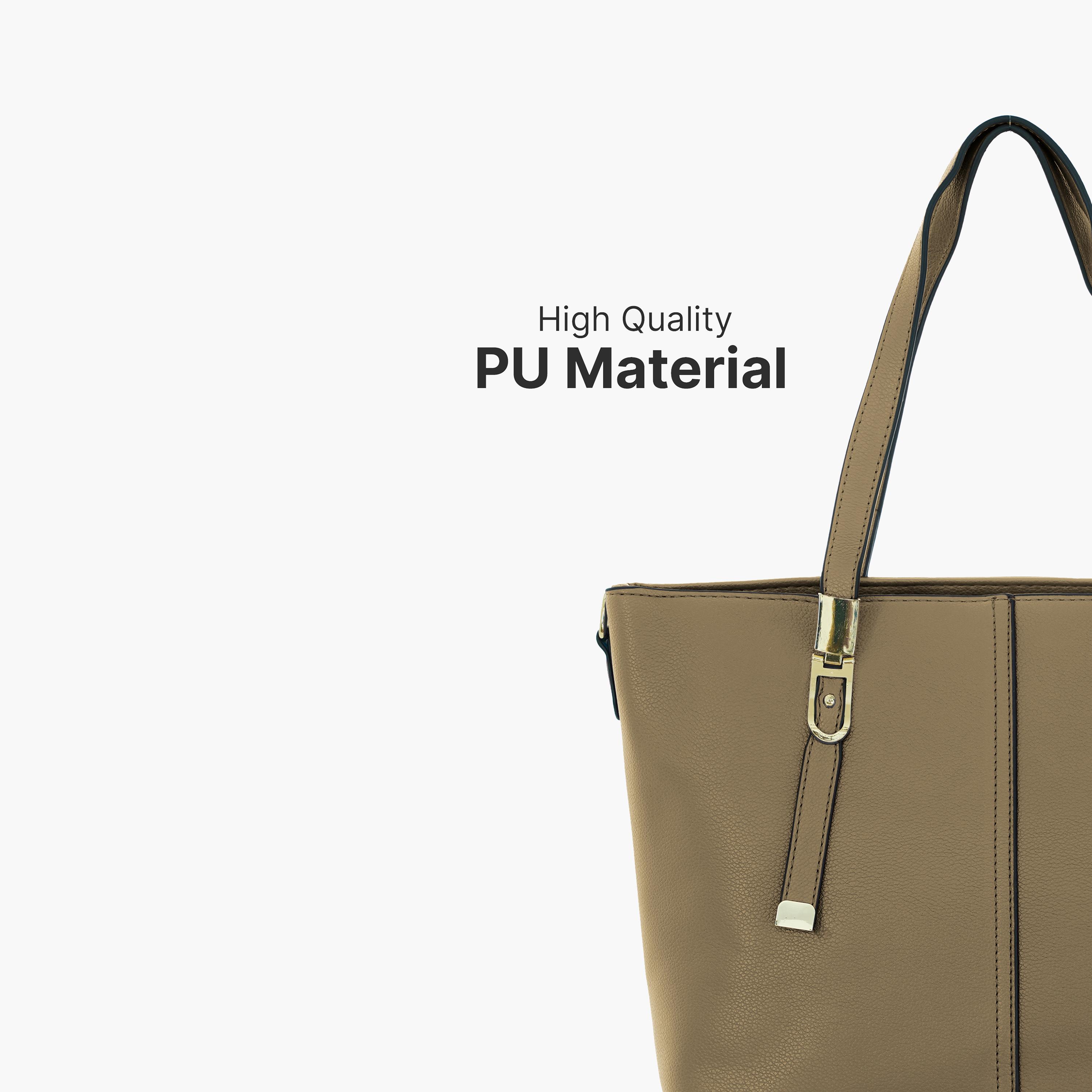 باراجون- شنطة توت بمقبض مزدوج مع سحاب للإغلاق وحزام قابل للإزالة-women-bagsandwallets-handbags-image-11