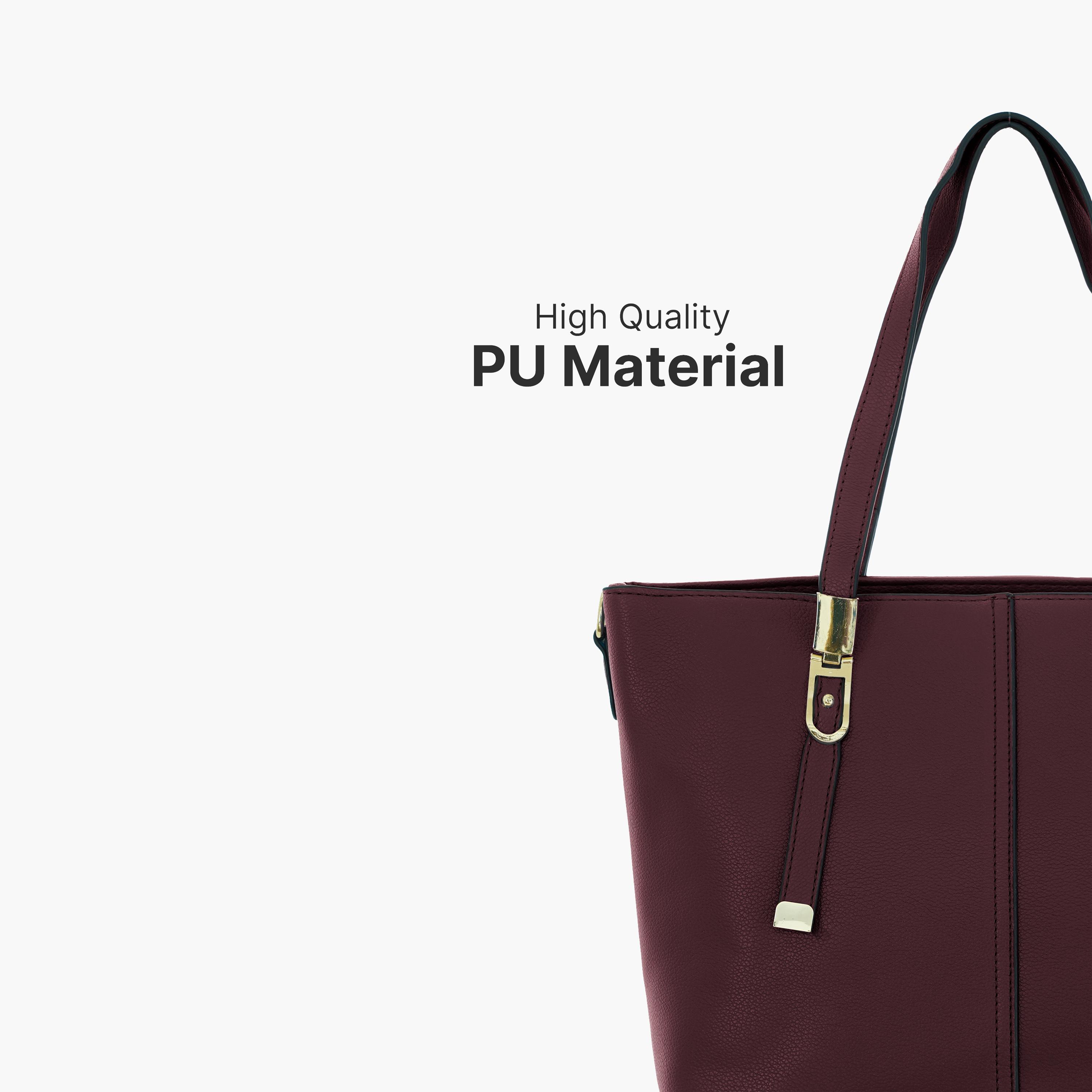 باراجون- شنطة توت بمقبض مزدوج مع سحاب للإغلاق وحزام قابل للإزالة-women-bagsandwallets-handbags-image-20