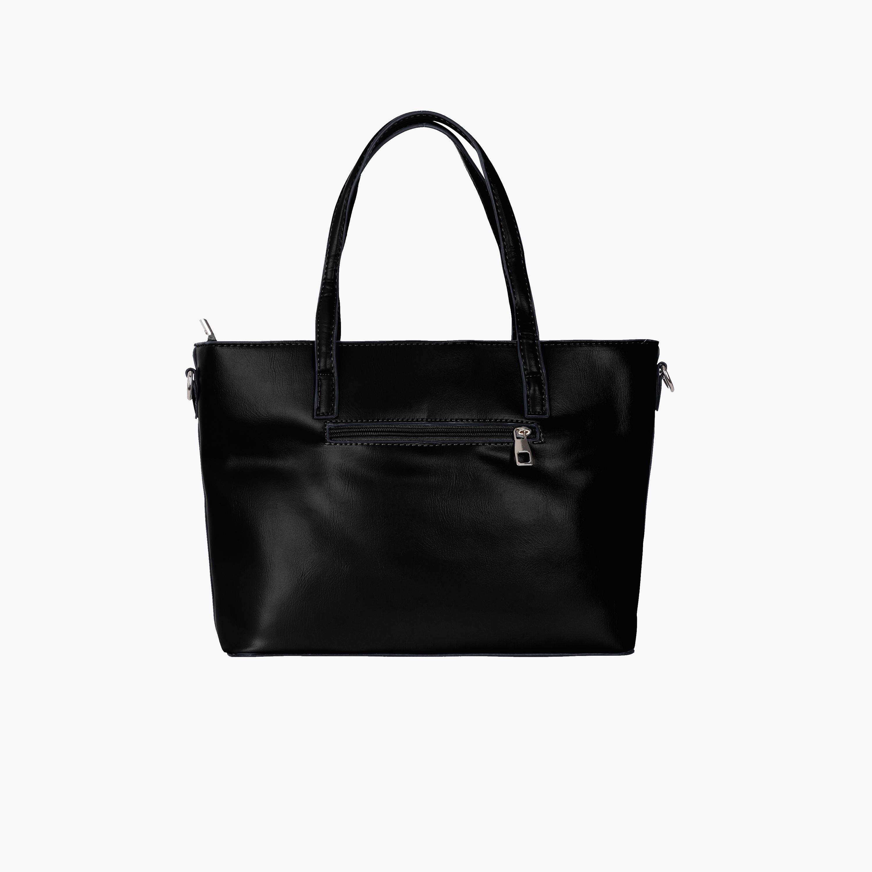 باراجون- شنطة توت بمقبض مزدوج مع سحاب للإغلاق وحزام قابل للإزالة-women-bagsandwallets-handbags-image-2