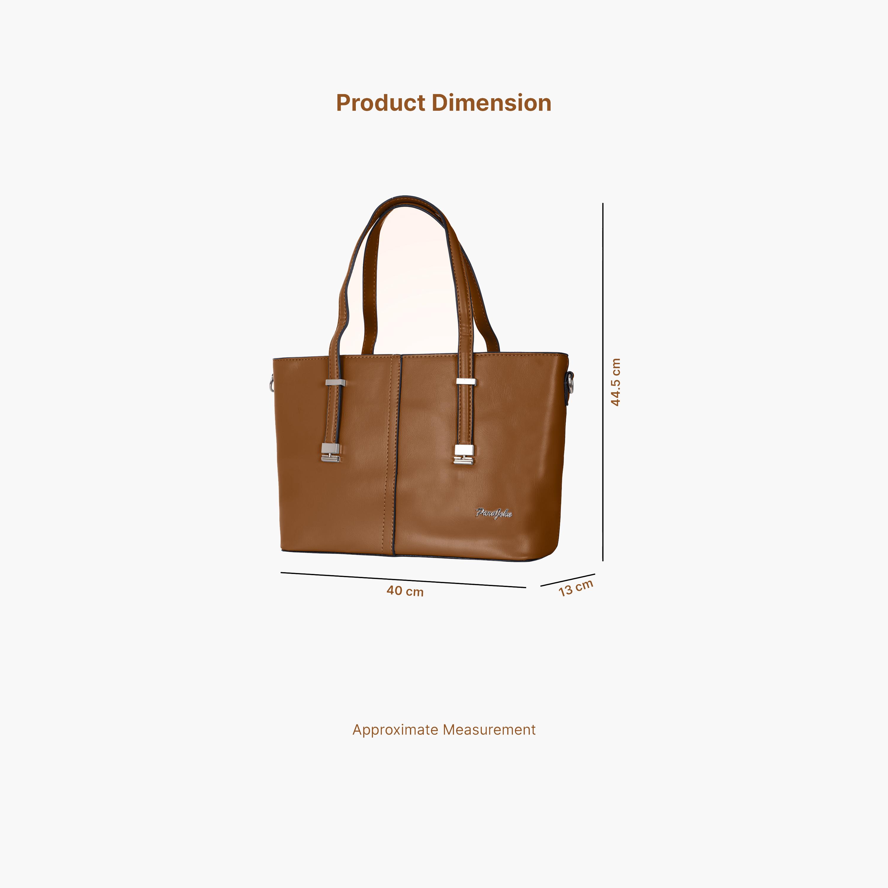 باراجون- شنطة توت بمقبض مزدوج مع سحاب للإغلاق وحزام قابل للإزالة-women-bagsandwallets-handbags-image-14