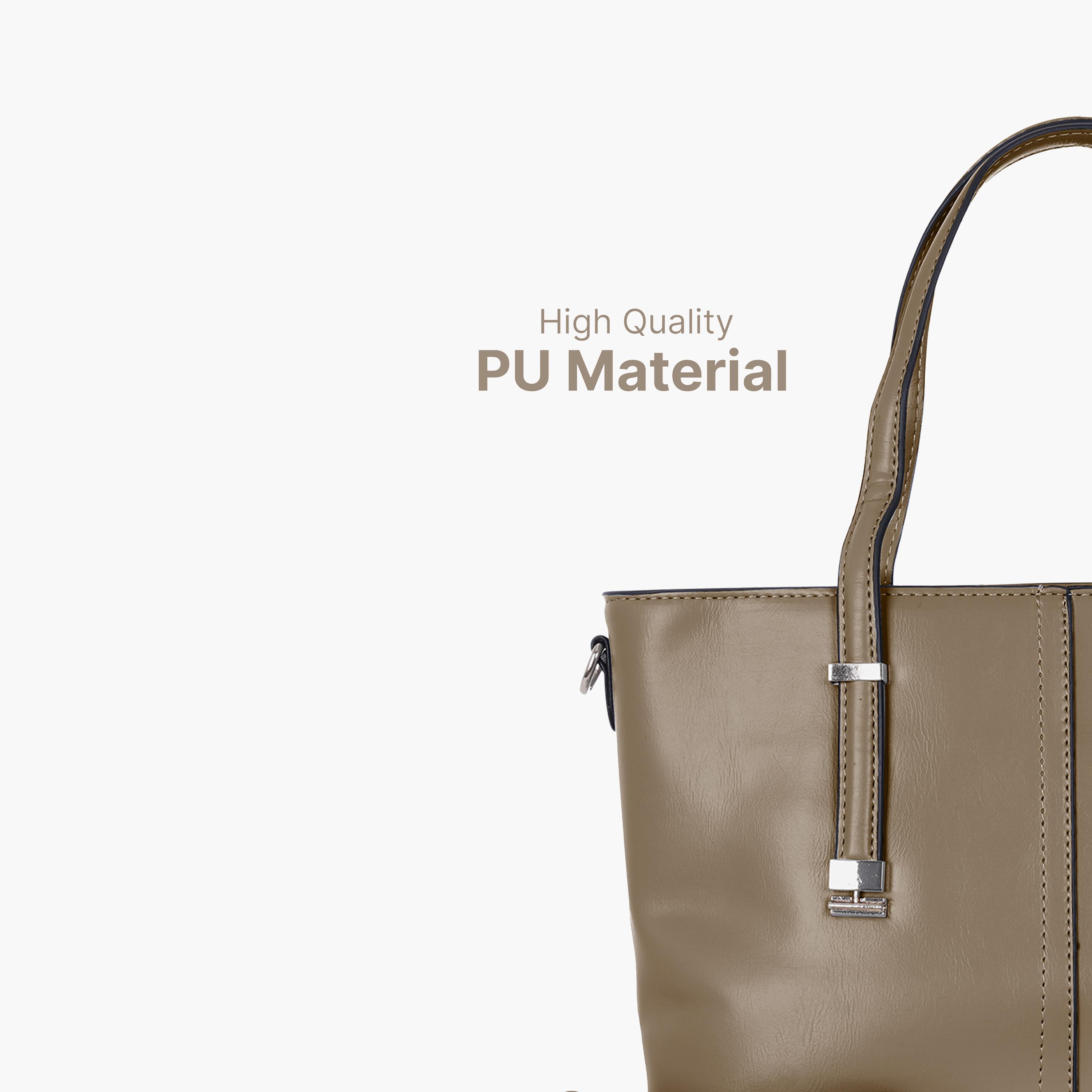 باراجون- شنطة توت بمقبض مزدوج مع سحاب للإغلاق وحزام قابل للإزالة-women-bagsandwallets-handbags-image-17
