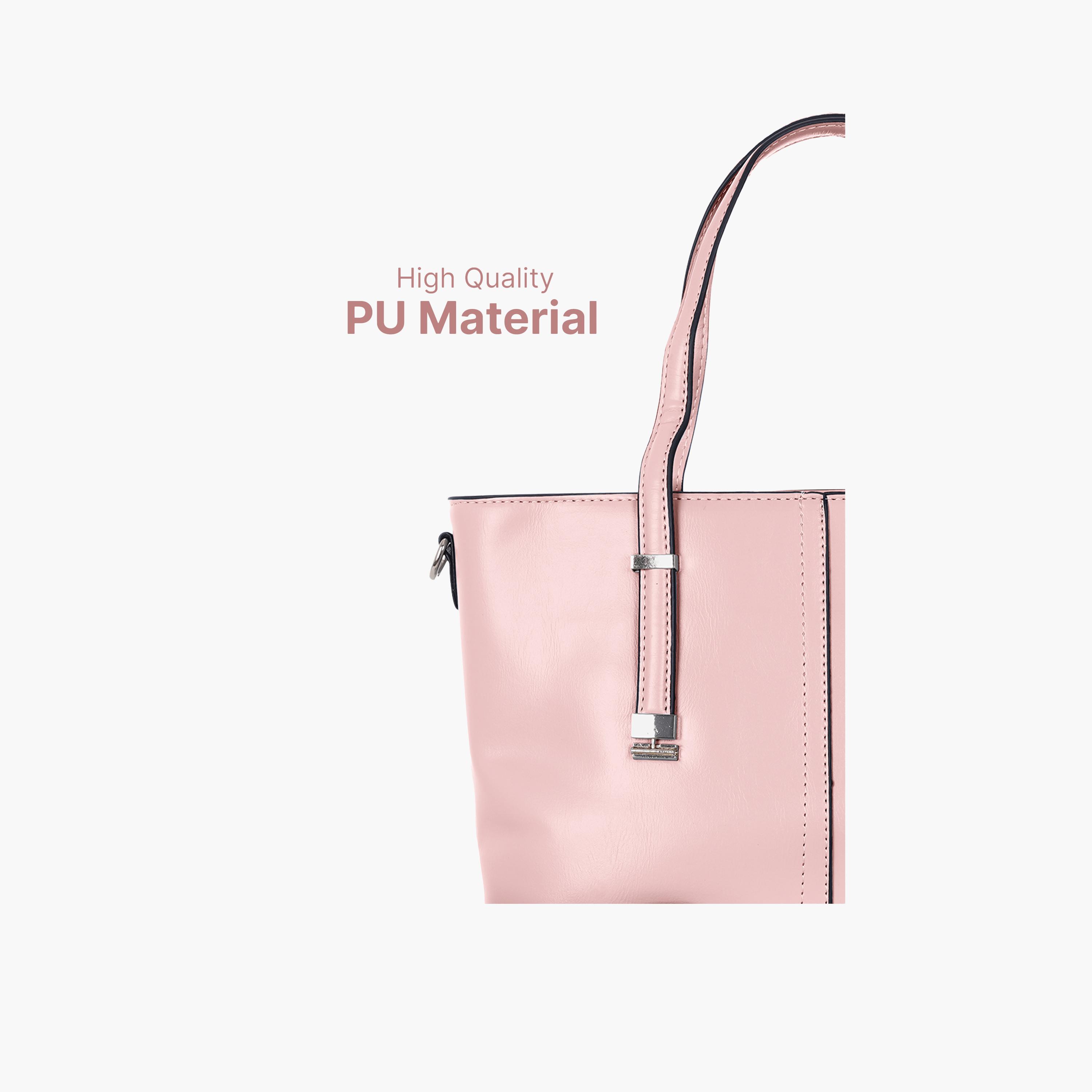 باراجون- شنطة توت بمقبض مزدوج مع سحاب للإغلاق وحزام قابل للإزالة-women-bagsandwallets-handbags-image-24