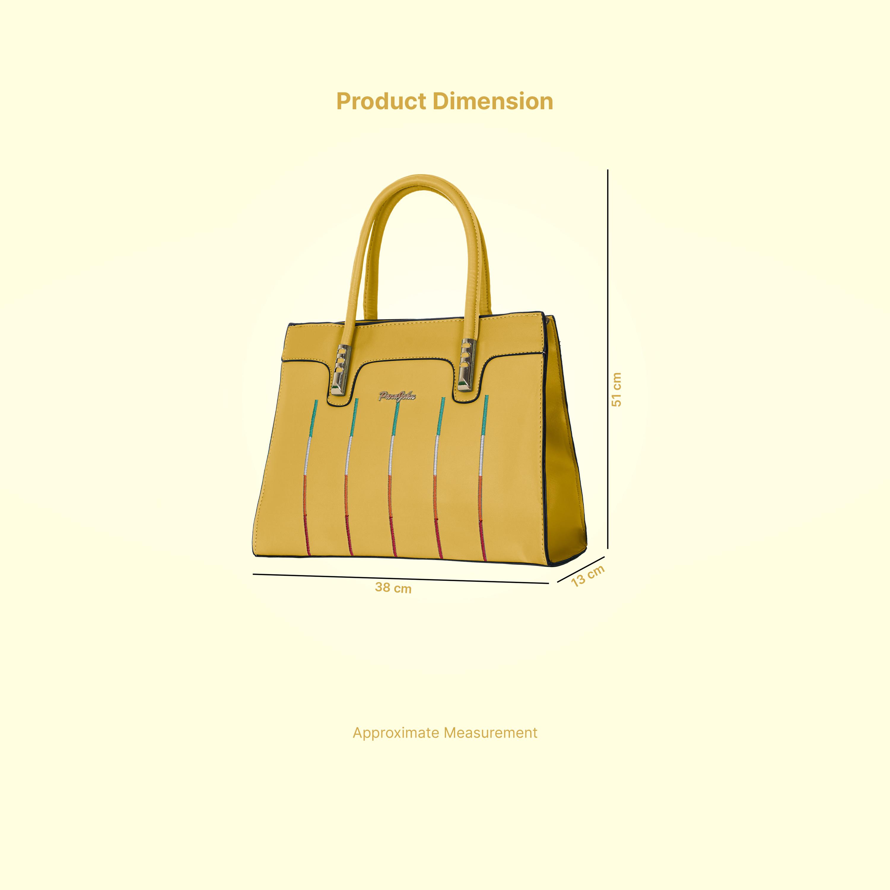 Para John Textured Double Handle Crossbody Bag with Zipper Closure and Detachable Strap-women-bagsandwallets-handbags-image-30