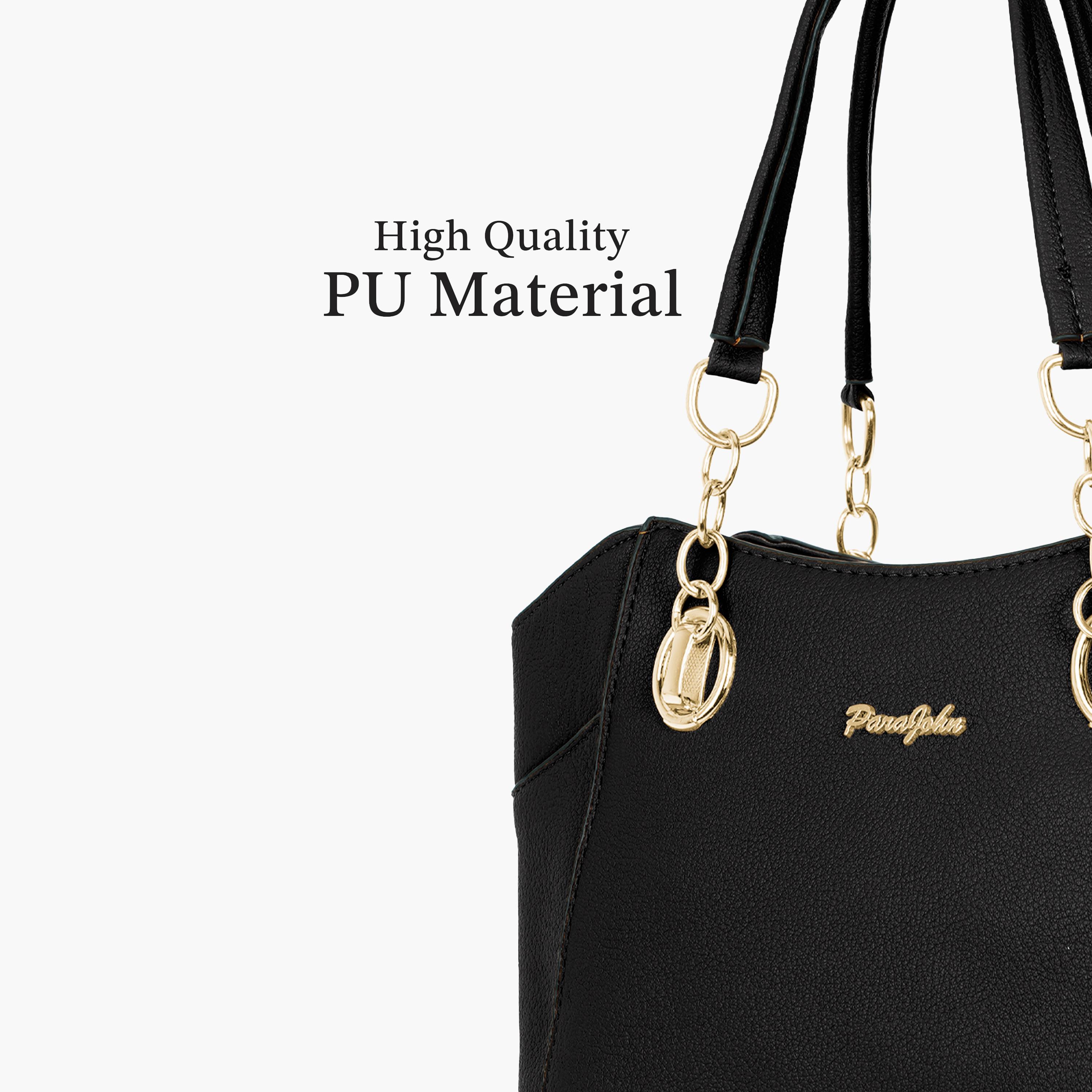 باراجون- شنطة كتف بمقبض مزدوج مع سحاب للإغلاق وحزام قابل للإزالة-women-bagsandwallets-handbags-image-6