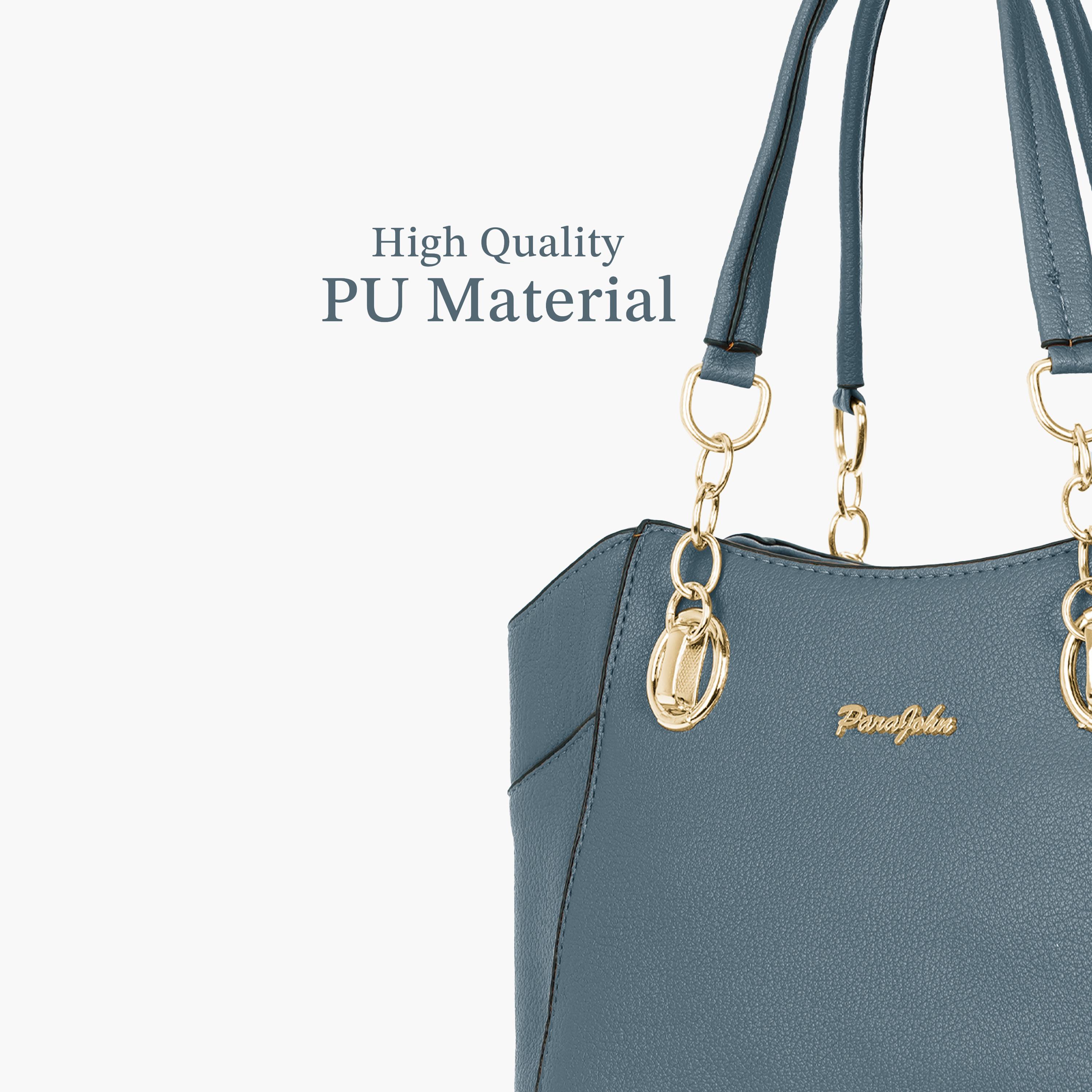 باراجون- شنطة كتف بمقبض مزدوج مع سحاب للإغلاق وحزام قابل للإزالة-women-bagsandwallets-handbags-image-4