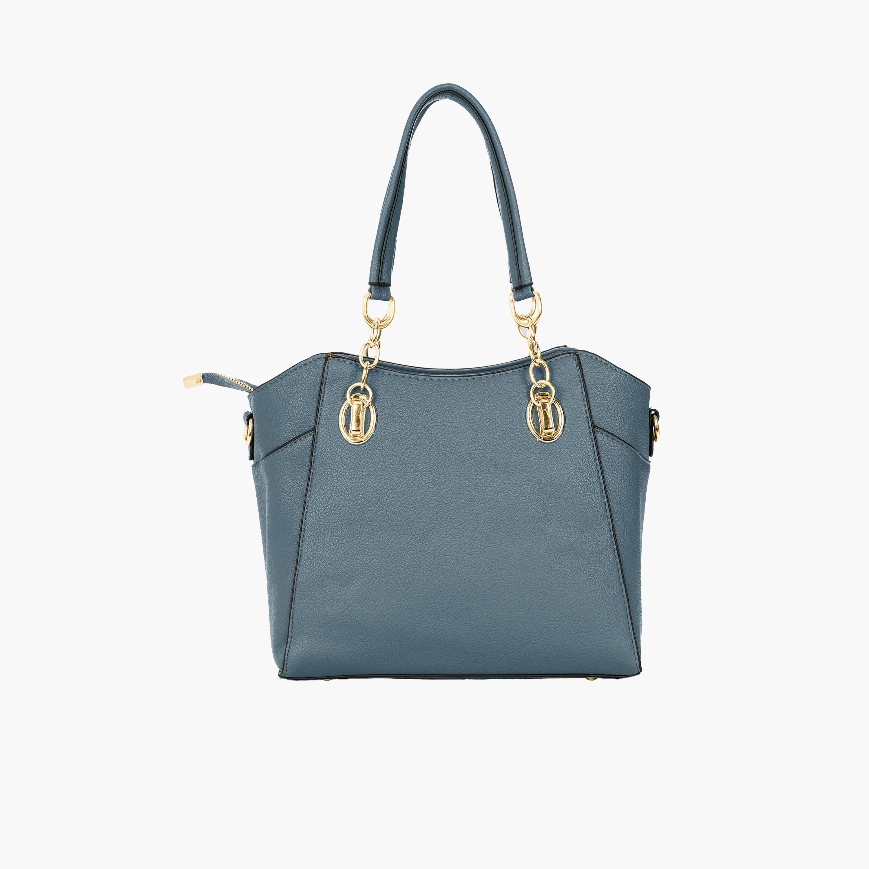 باراجون- شنطة كتف بمقبض مزدوج مع سحاب للإغلاق وحزام قابل للإزالة-women-bagsandwallets-handbags-image-3