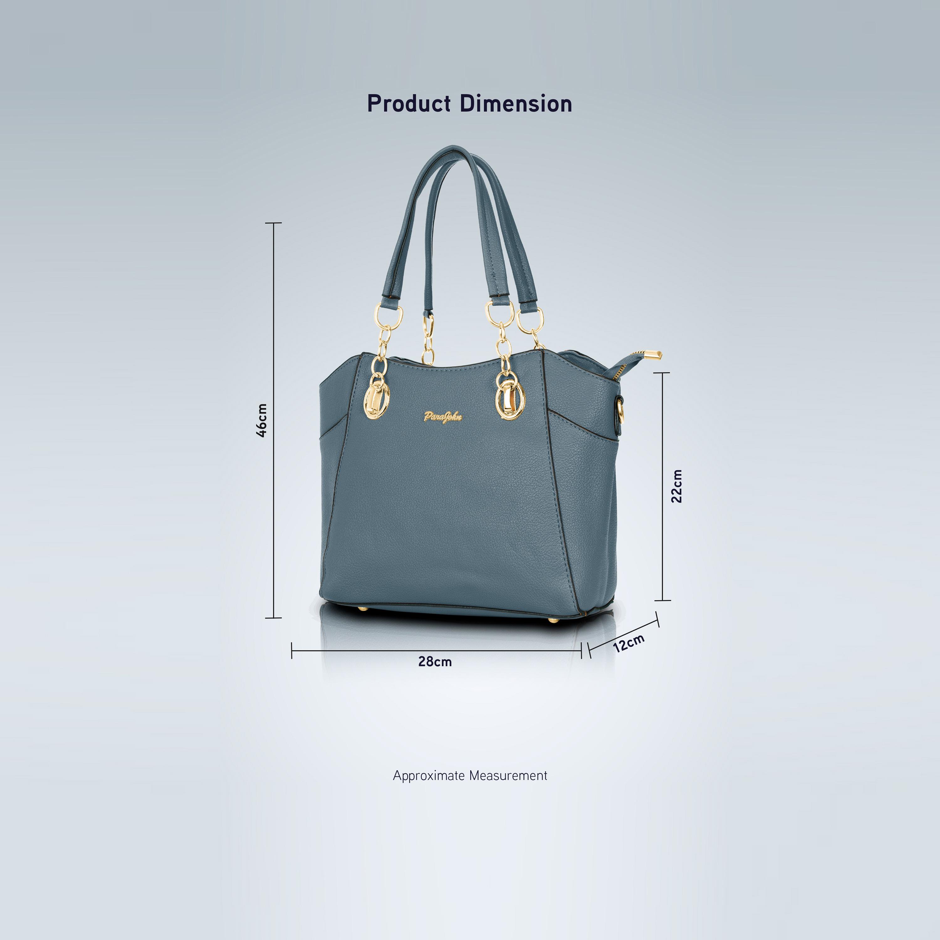باراجون- شنطة كتف بمقبض مزدوج مع سحاب للإغلاق وحزام قابل للإزالة-women-bagsandwallets-handbags-image-2