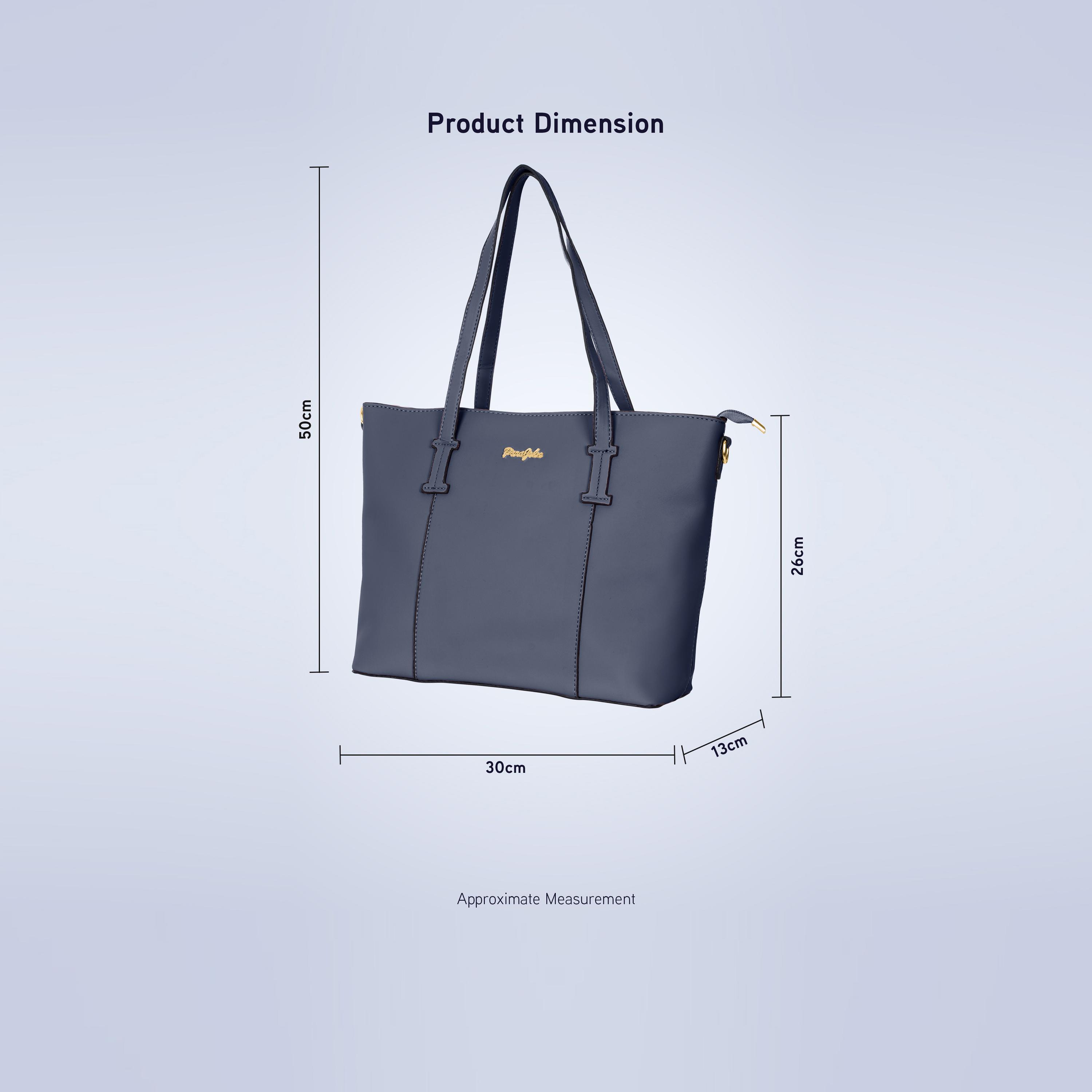 Para John Double Handle Tote Bag with Zipper Closure and Detachable Strap-women-bagsandwallets-handbags-image-8