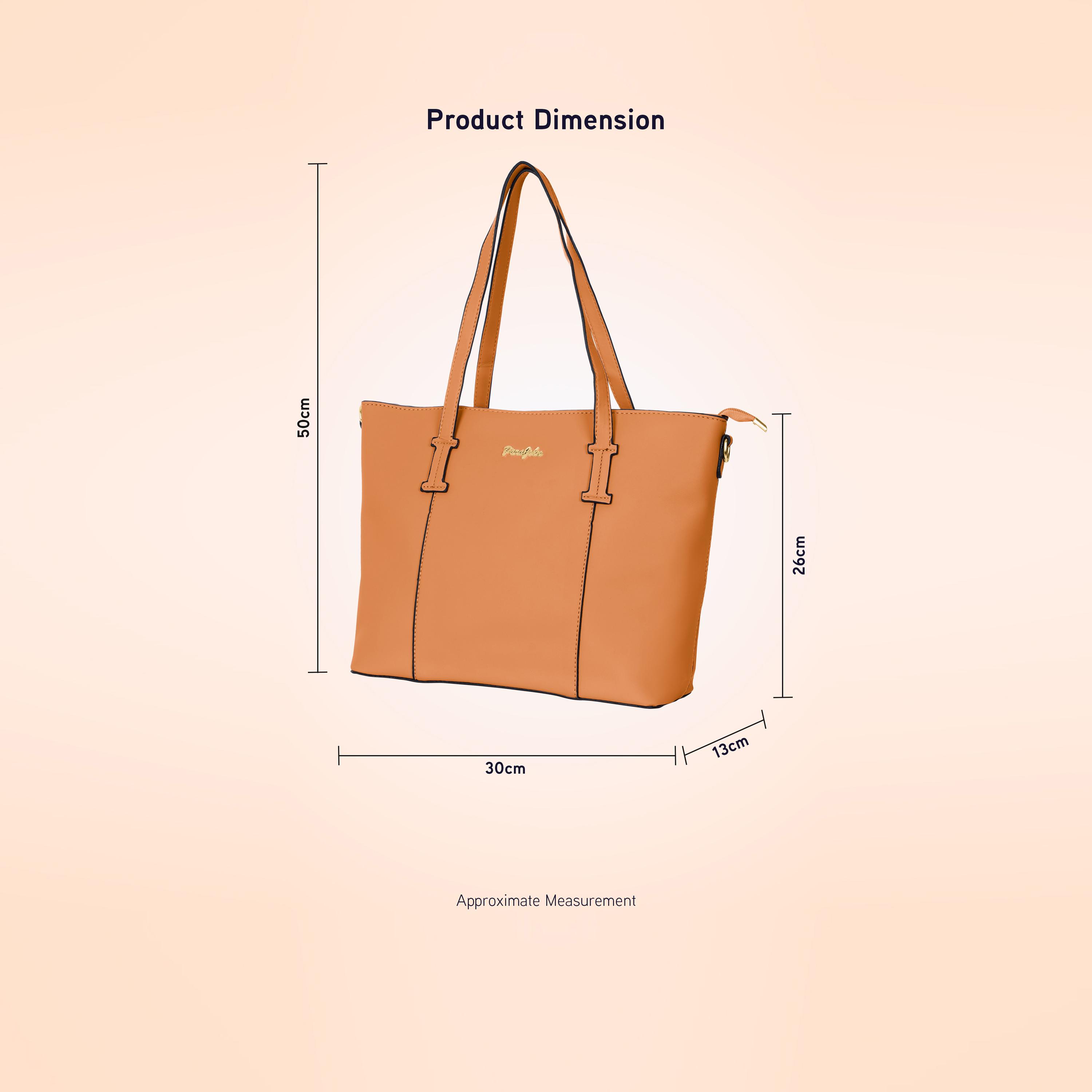 Para John Double Handle Tote Bag with Zipper Closure and Detachable Strap-women-bagsandwallets-handbags-image-25