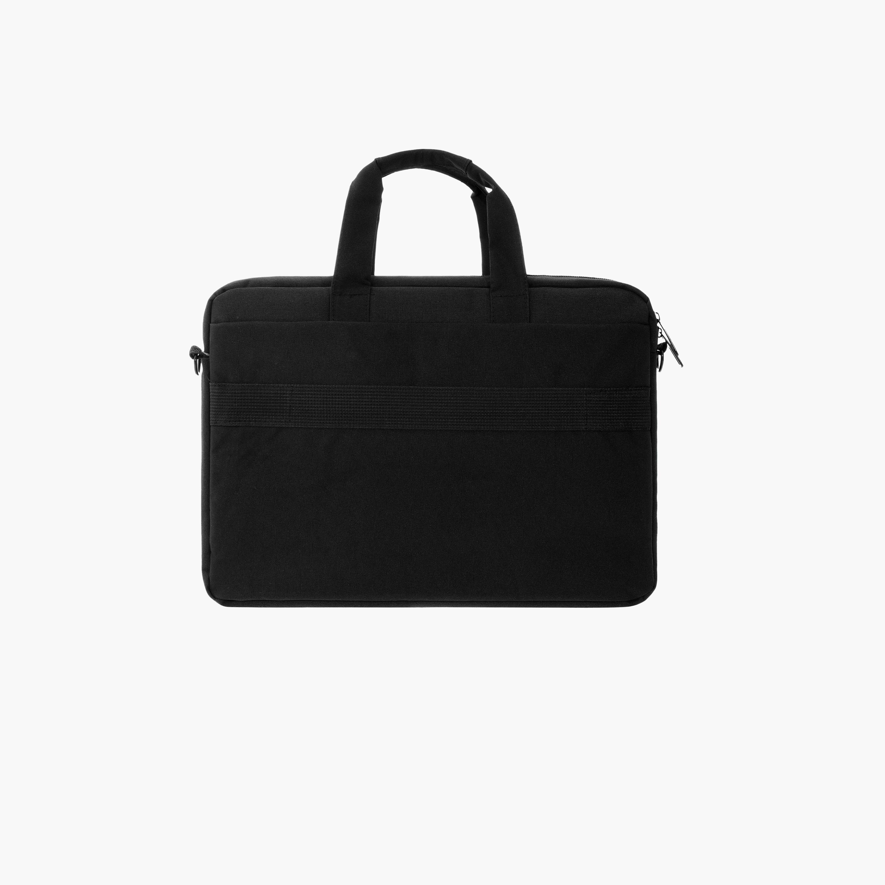 Para John Textured Double Handle Laptop Bag with Zipper Closure and Detachable Strap-men-bags-image-3