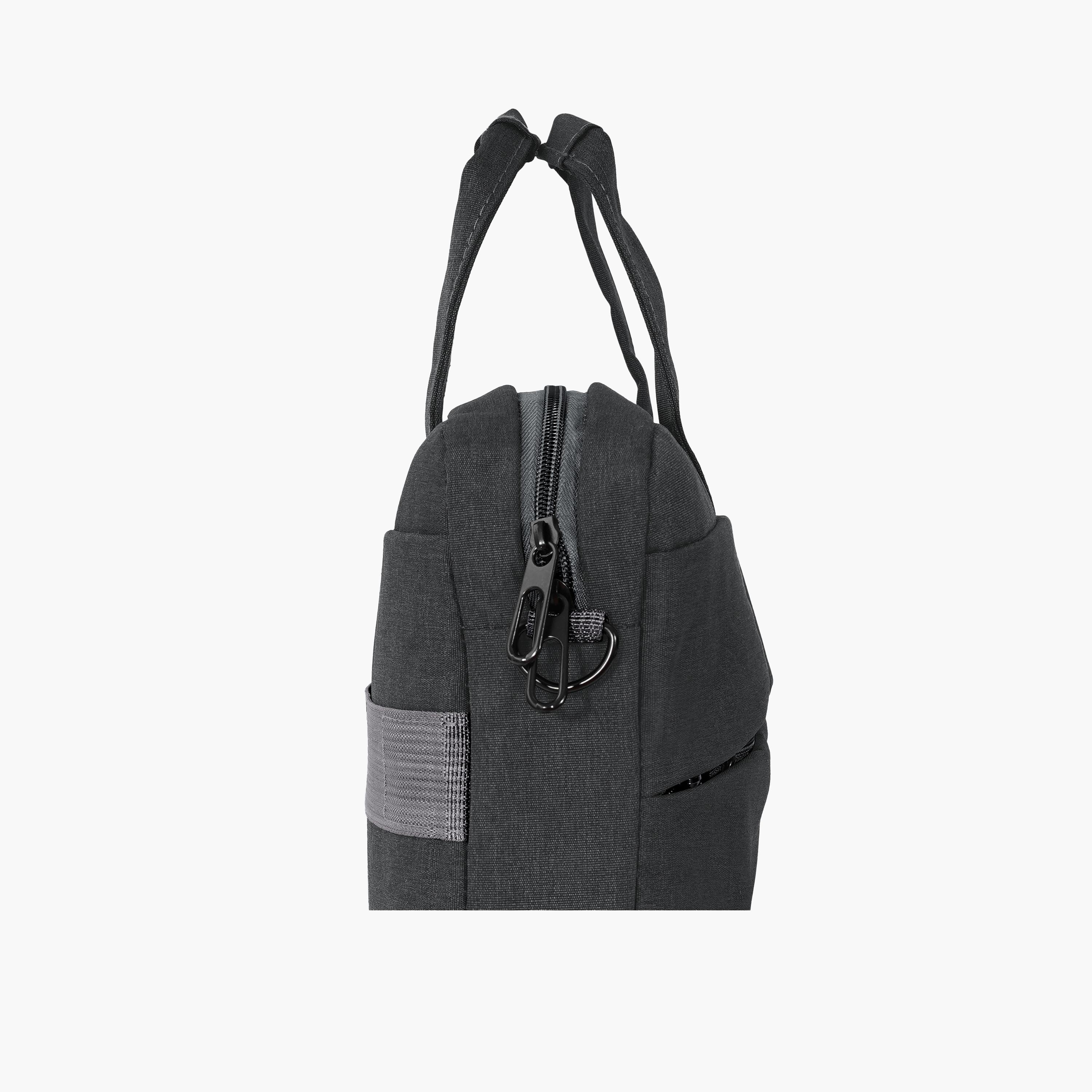 باراجون- شنطة كمبيوتر محمول بمقبض مزدوج مع سحاب للإغلاق وحزام قابل للإزالة-men-bags-image-9