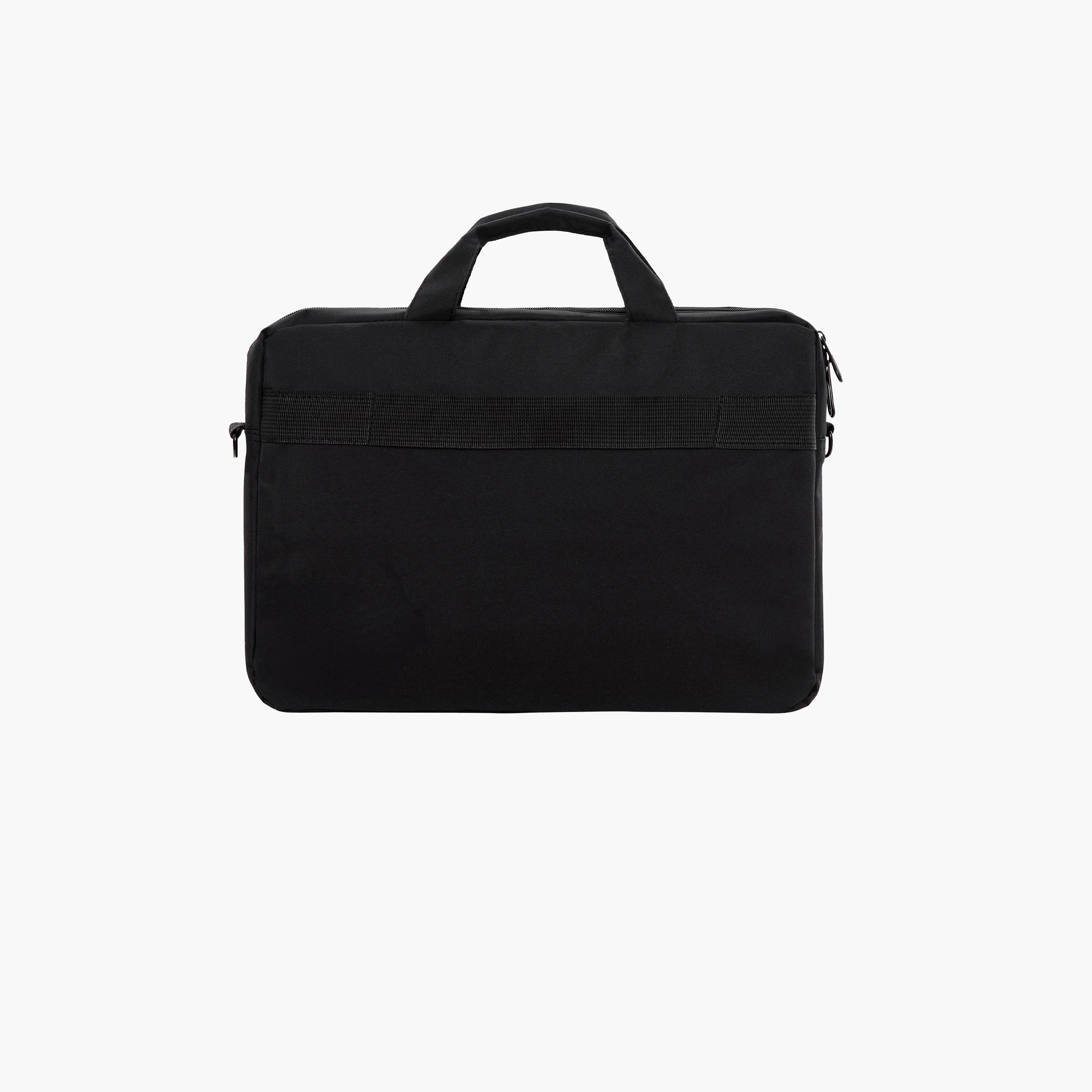 Para John Textured Double Handle Laptop Bag with Zipper Closure and Detachable Strap-men-bags-image-3