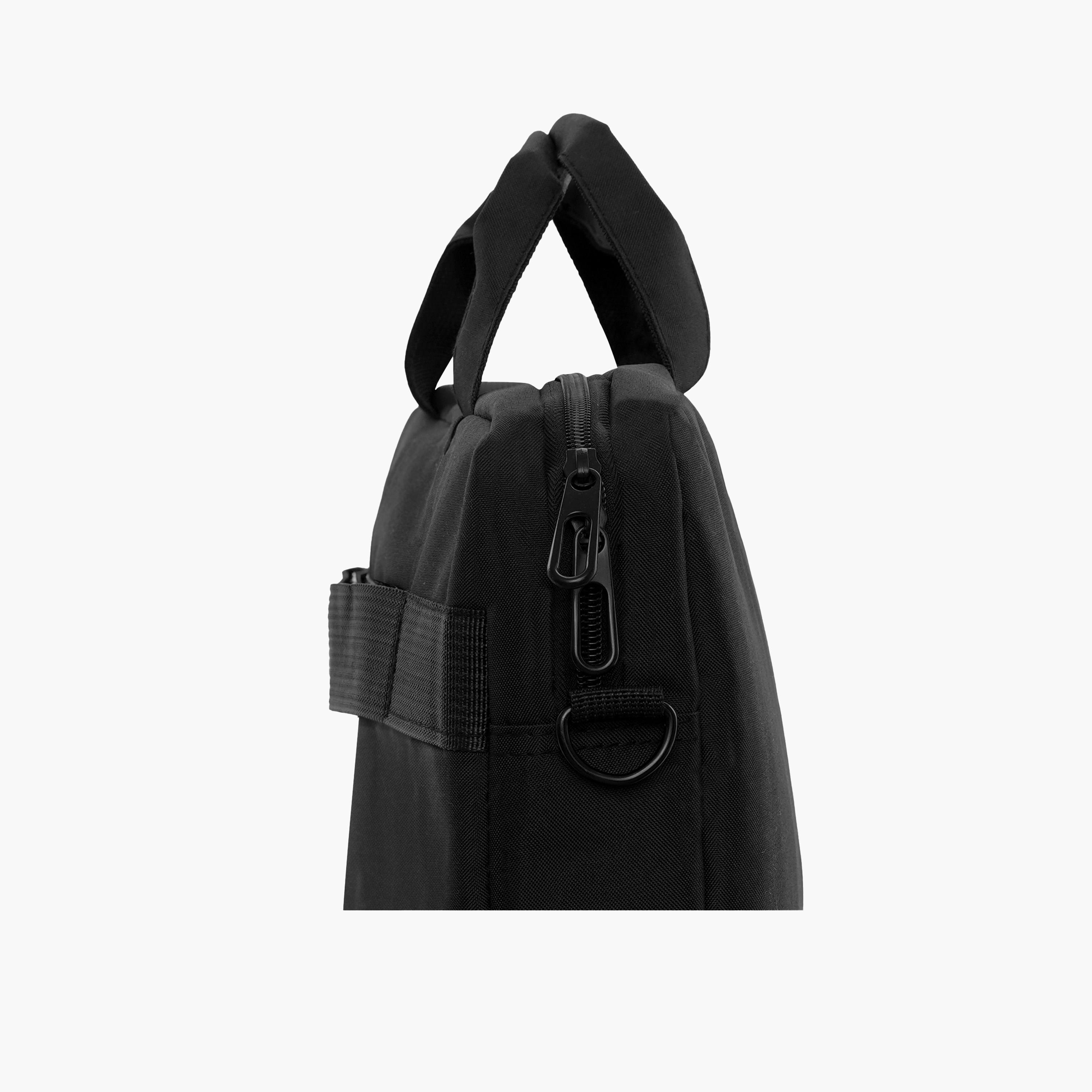 باراجون- شنطة كمبيوتر محمول بمقبض مزدوج مع سحاب للإغلاق وحزام قابل للإزالة-men-bags-image-4