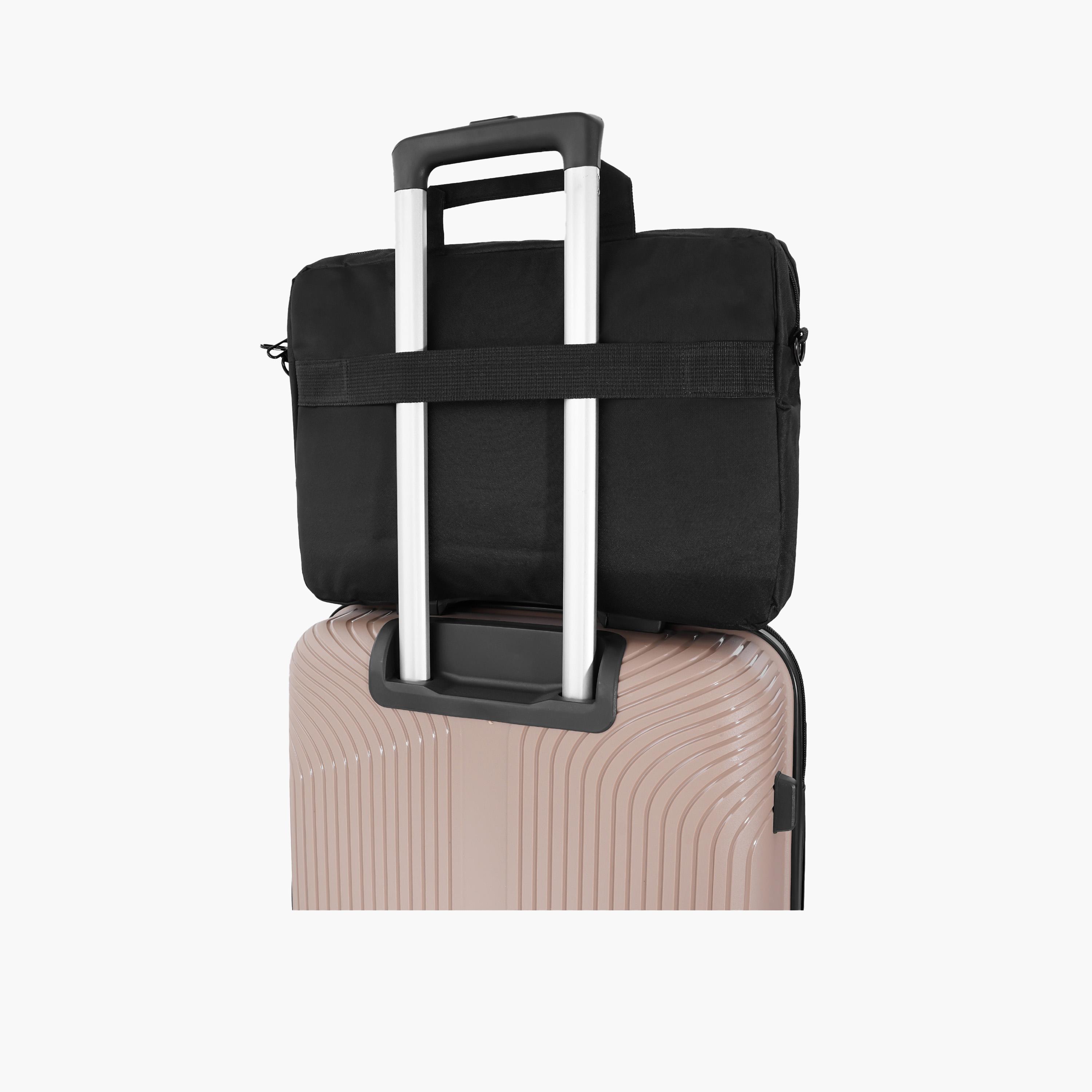 باراجون- شنطة كمبيوتر محمول بمقبض مزدوج مع سحاب للإغلاق وحزام قابل للإزالة-men-bags-image-5