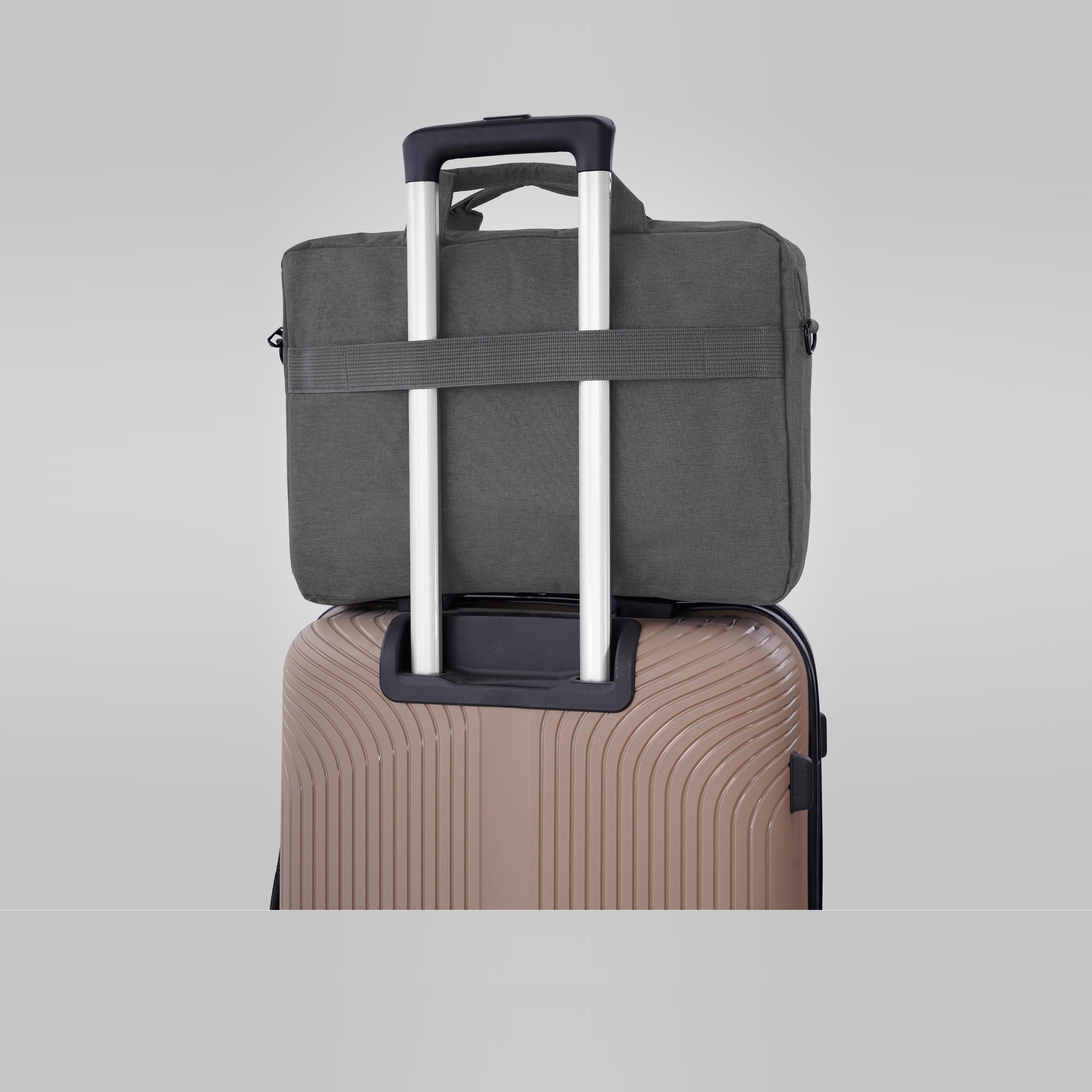 باراجون- شنطة كمبيوتر محمول بمقبض مزدوج مع سحاب للإغلاق وحزام قابل للإزالة-men-bags-image-10
