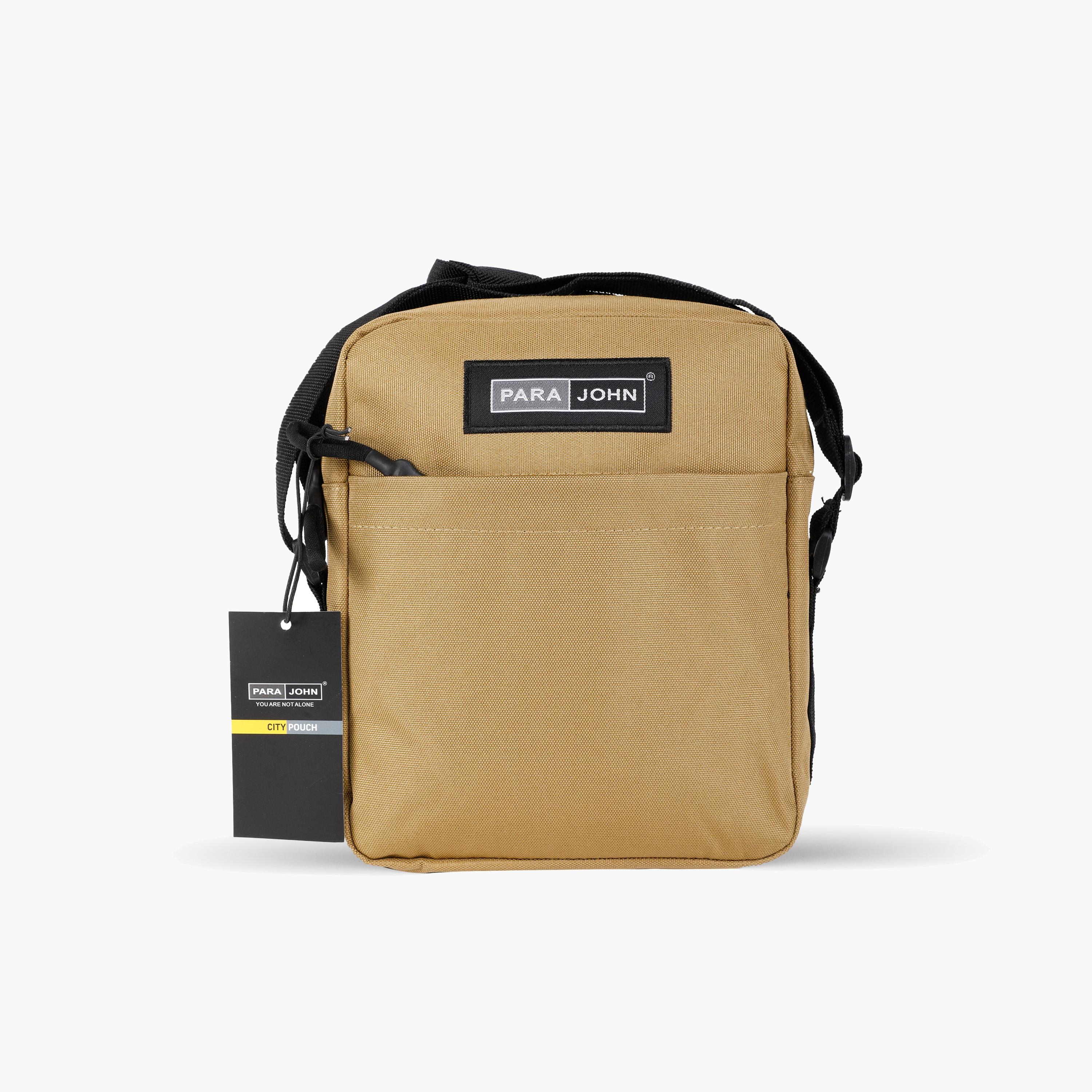 باراجون- شنطة كروس منقوشة مع سحاب للإغلاق وحزام قابل للتعديل-men-bags-image-6