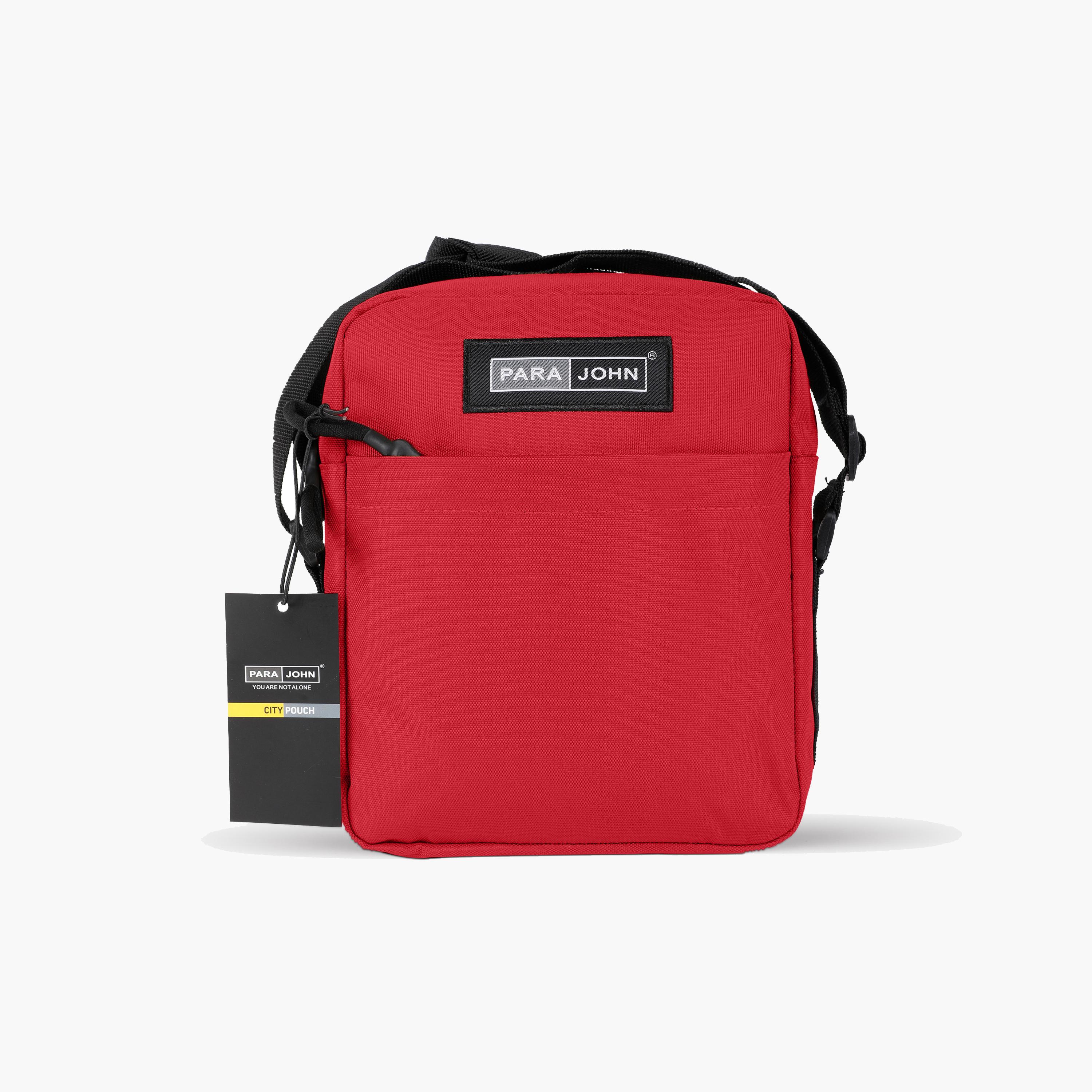 باراجون- شنطة كروس منقوشة مع سحاب للإغلاق وحزام قابل للتعديل-men-bags-image-10