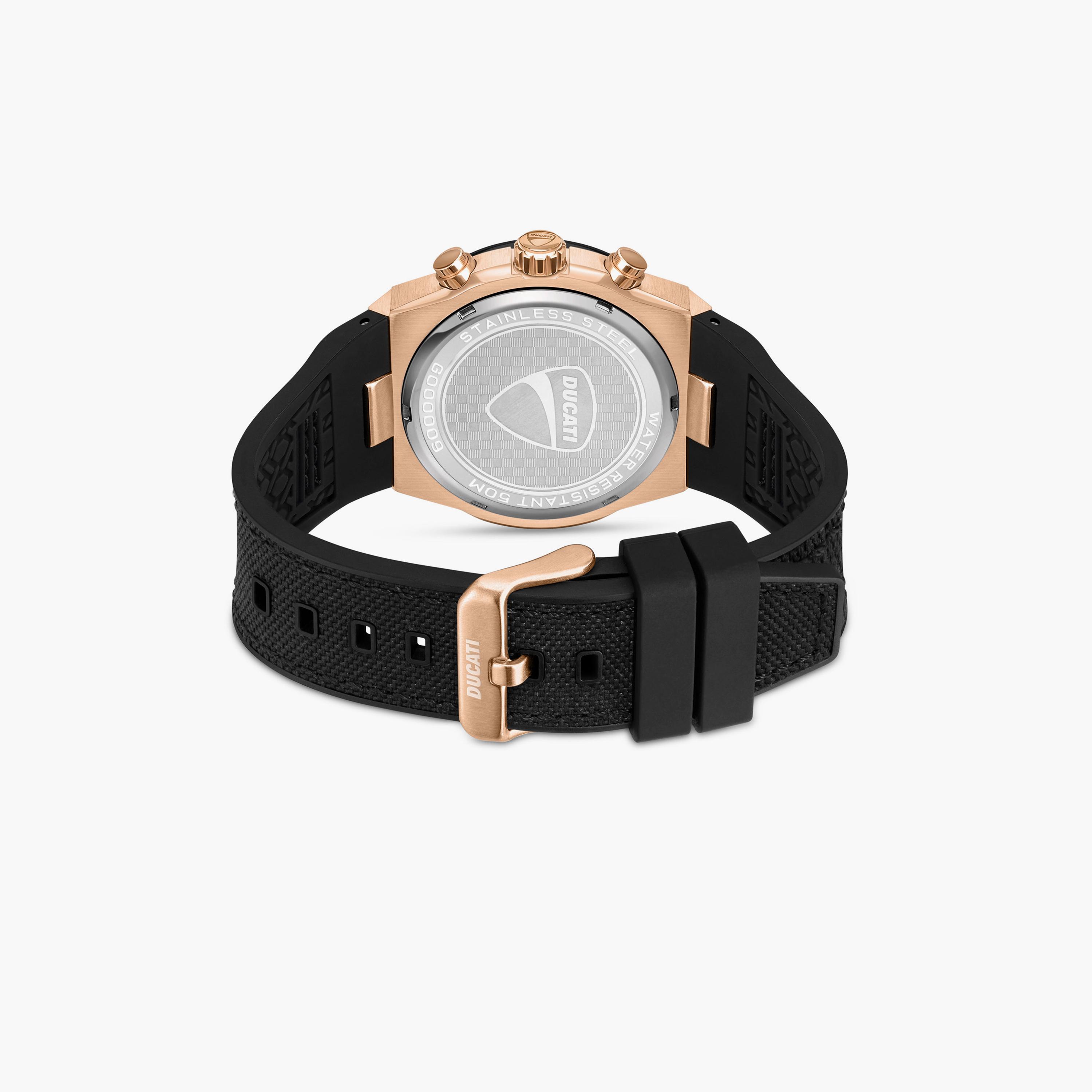 دوكاتي للرجال ساعة يد دوكاتي 44 مم كرونوغراف بحزام جلدي أسود 44 مم | DTWGO0000901-men-watchesandjewellery-watches-image-3