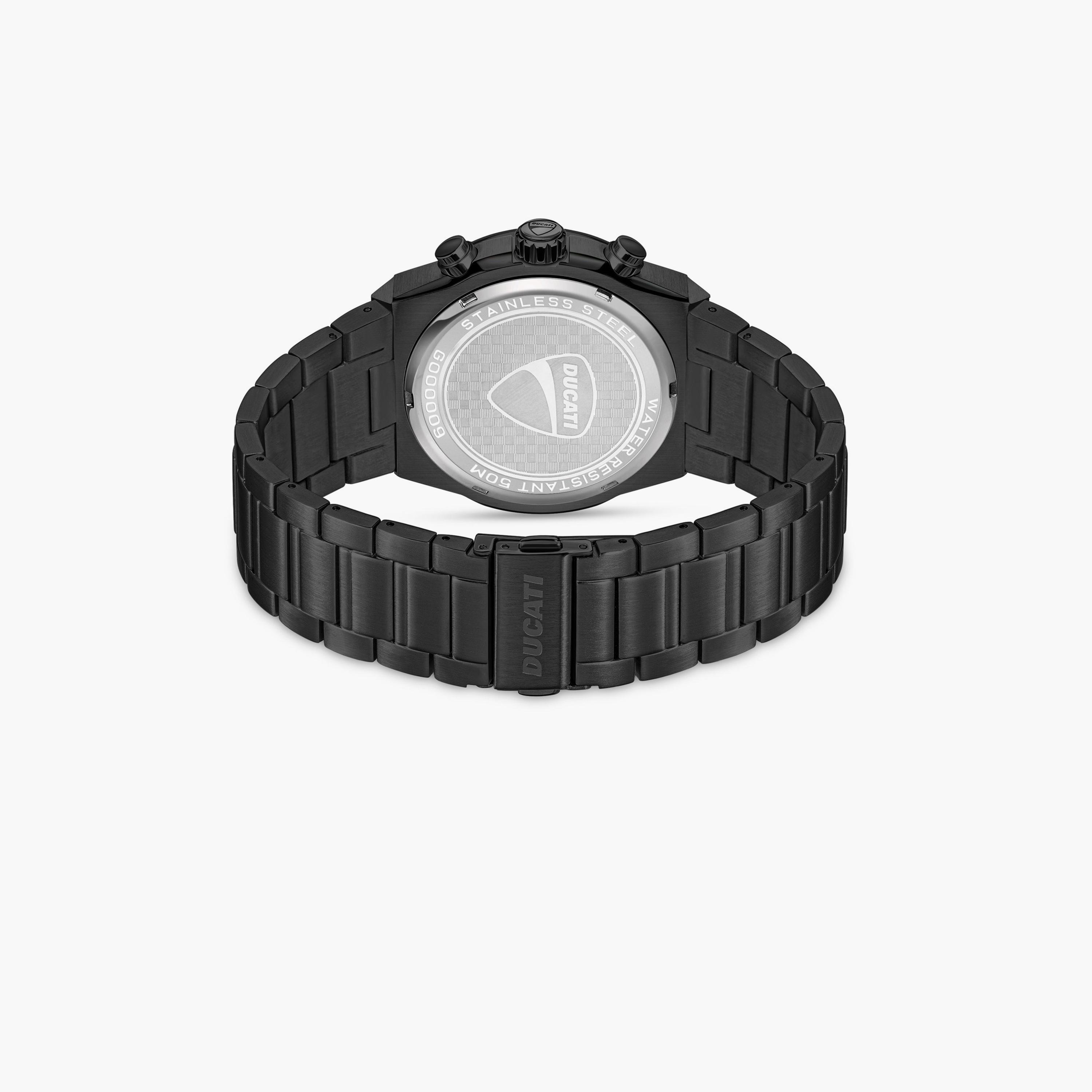 Ducati Men's 44 MM Black Chronograph Stainless Steel Strap Watch | DTWGI0000905-men-watchesandjewellery-watches-image-3