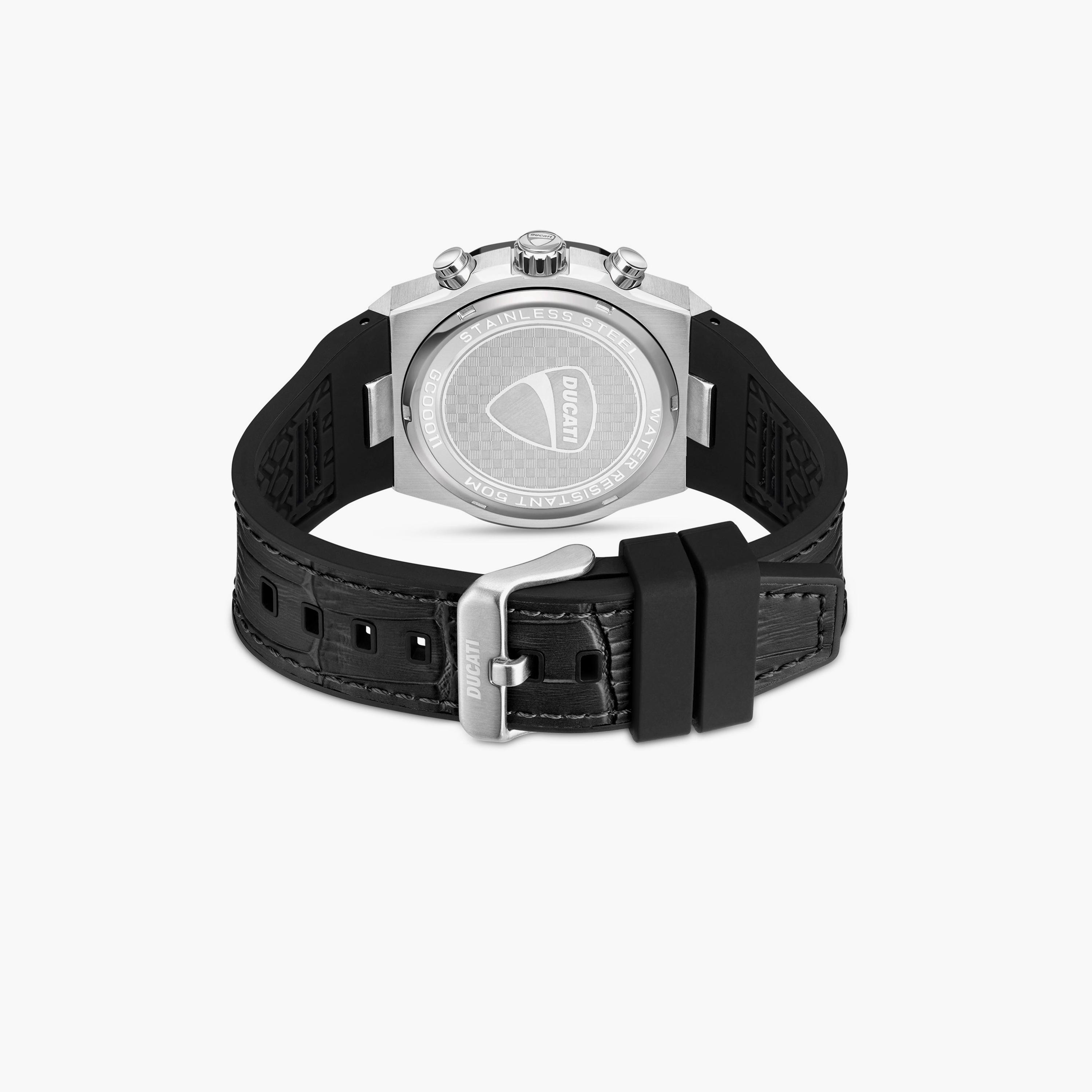 دوكاتي للرجال ساعة يد دوكاتي 44 مم كرونوغراف بحزام جلدي أسود 44 مم | DTWGC0000001102-men-watchesandjewellery-watches-image-3